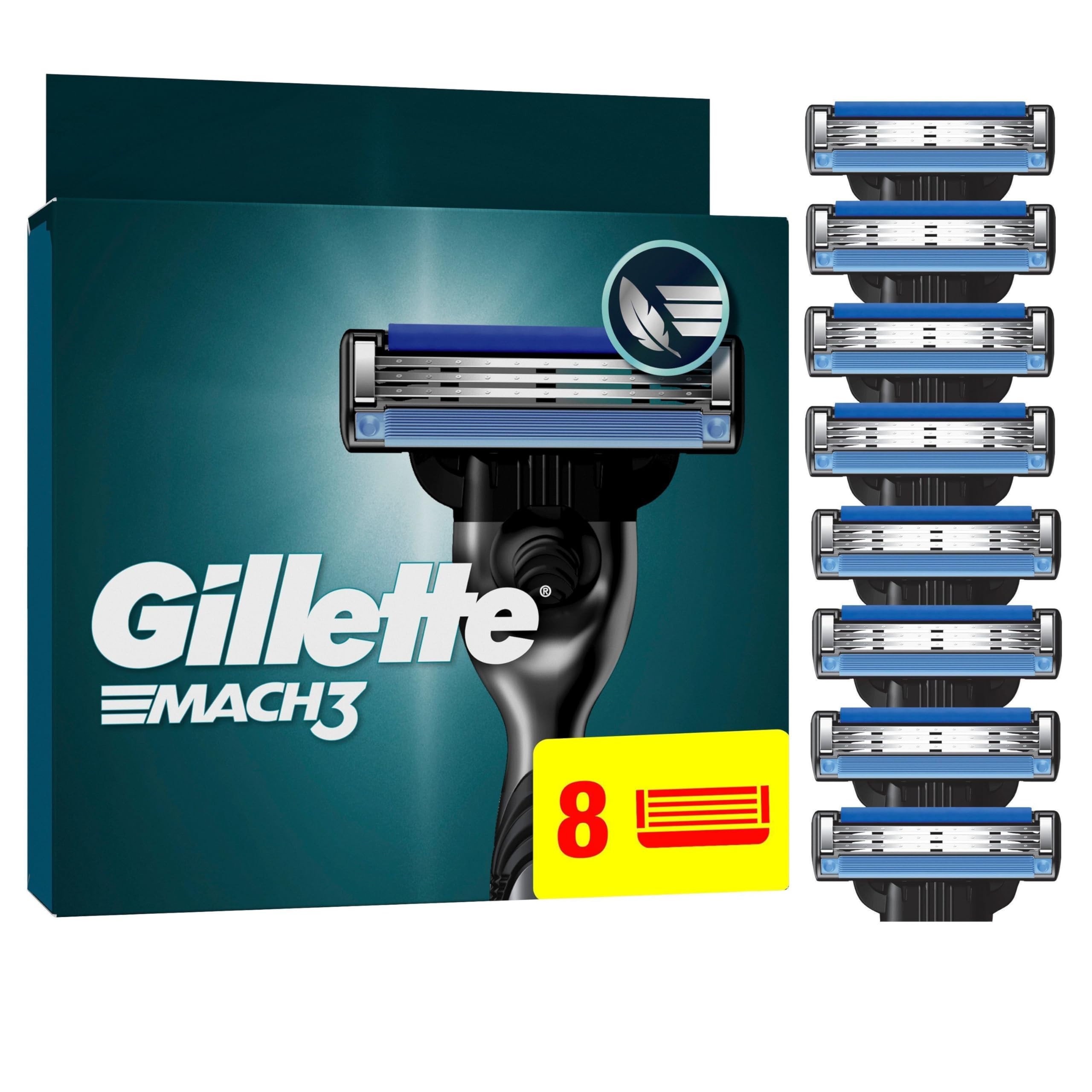 Gillette Mach3 Rasierklingen 8 Stück