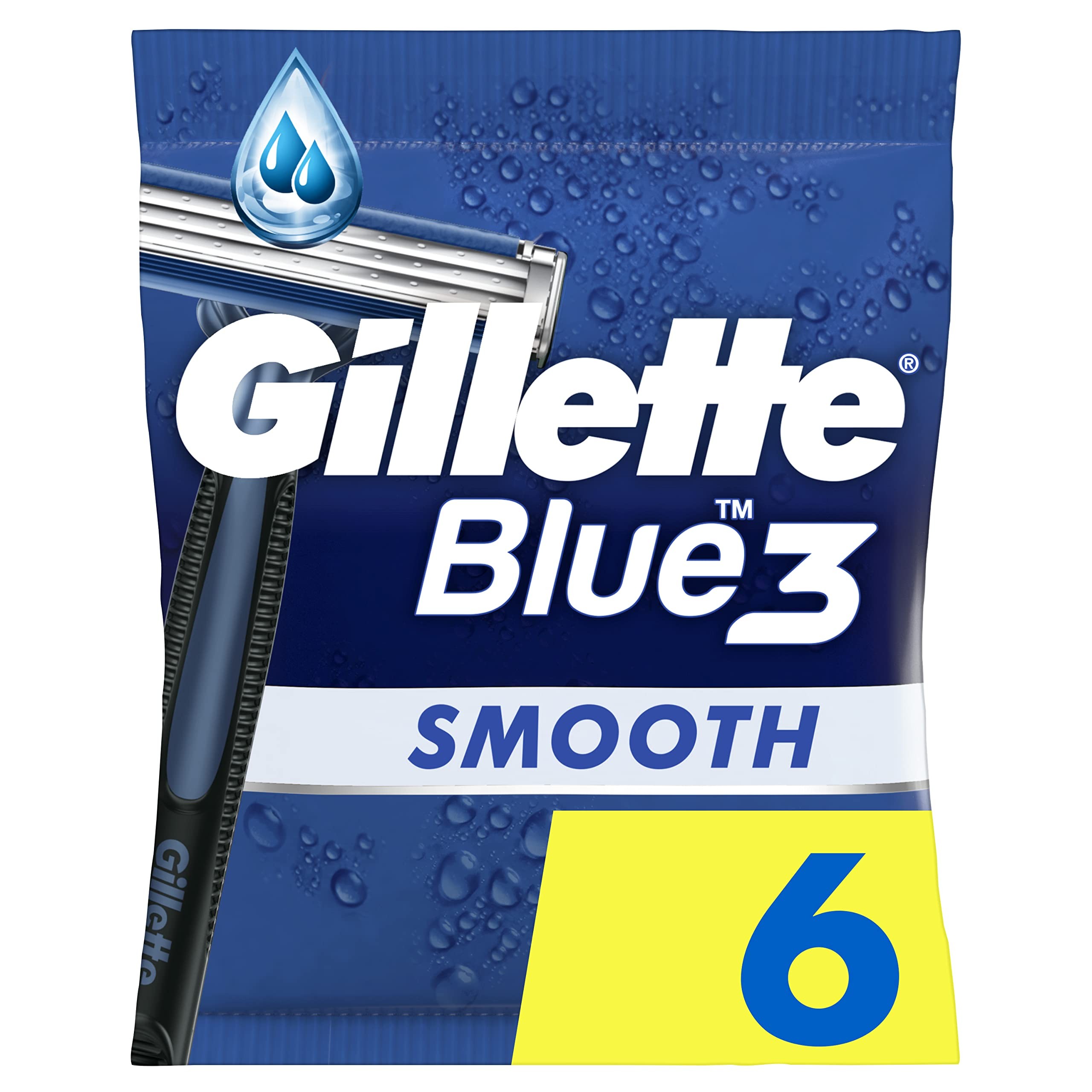 Gillette Blue 3 Smooth Einwegrasierer 6er