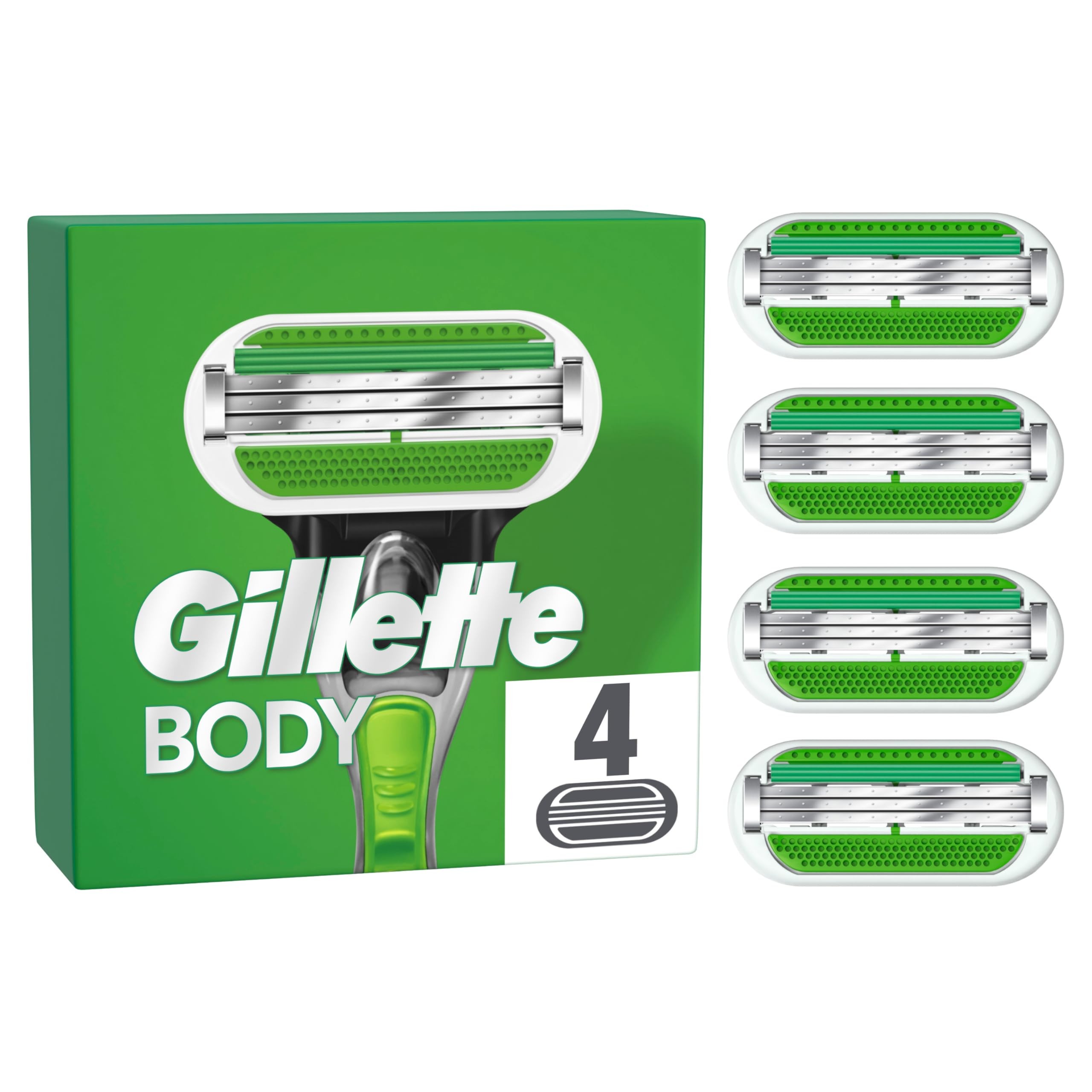 Gillette Body Systemklingen 4er