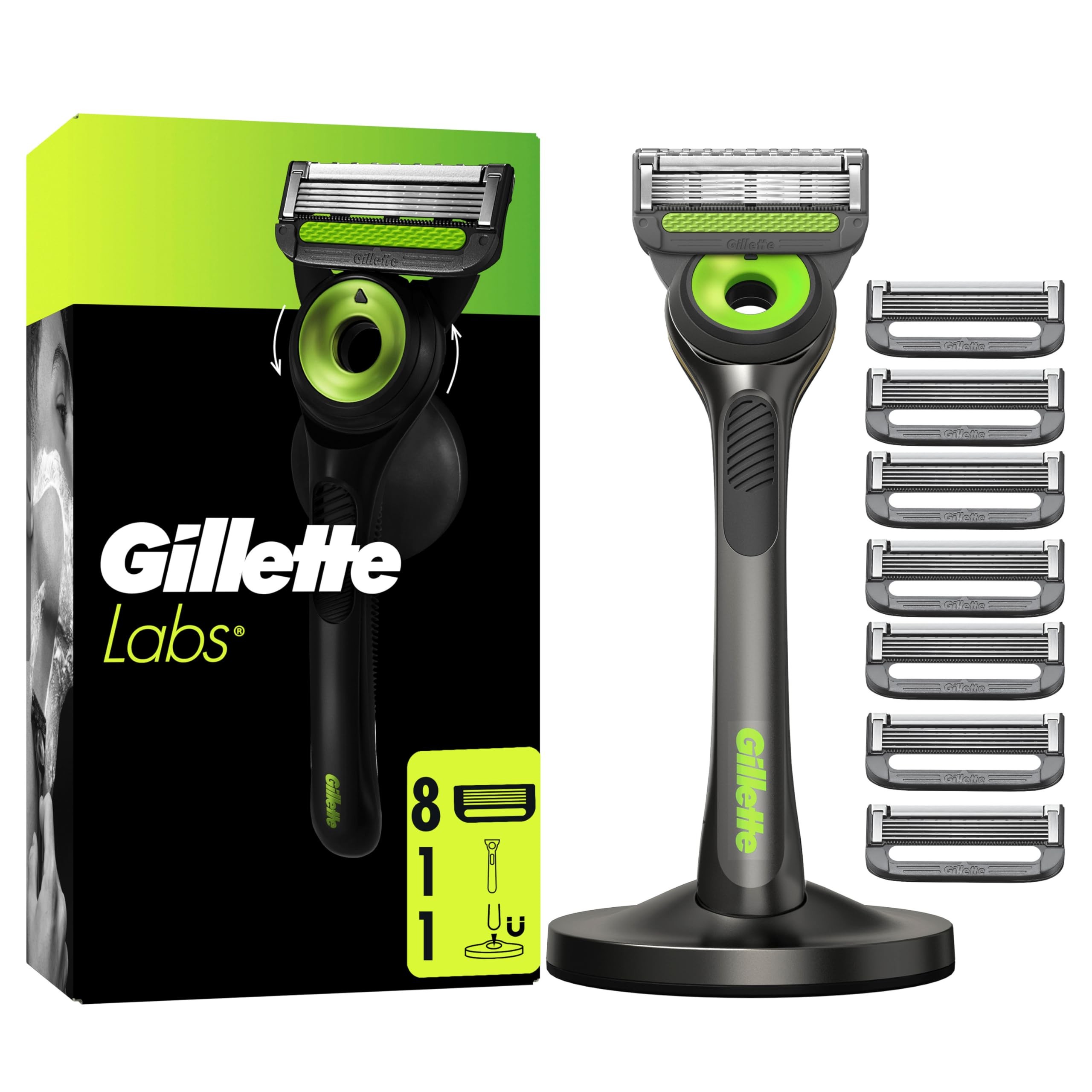 Gillette Labs Neon Night Systemklingen 8er