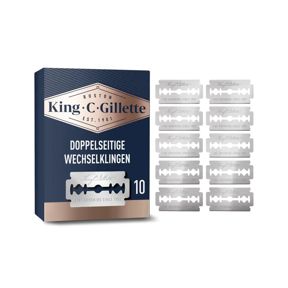 King C. Gillette Rasierklingen 10er Pack