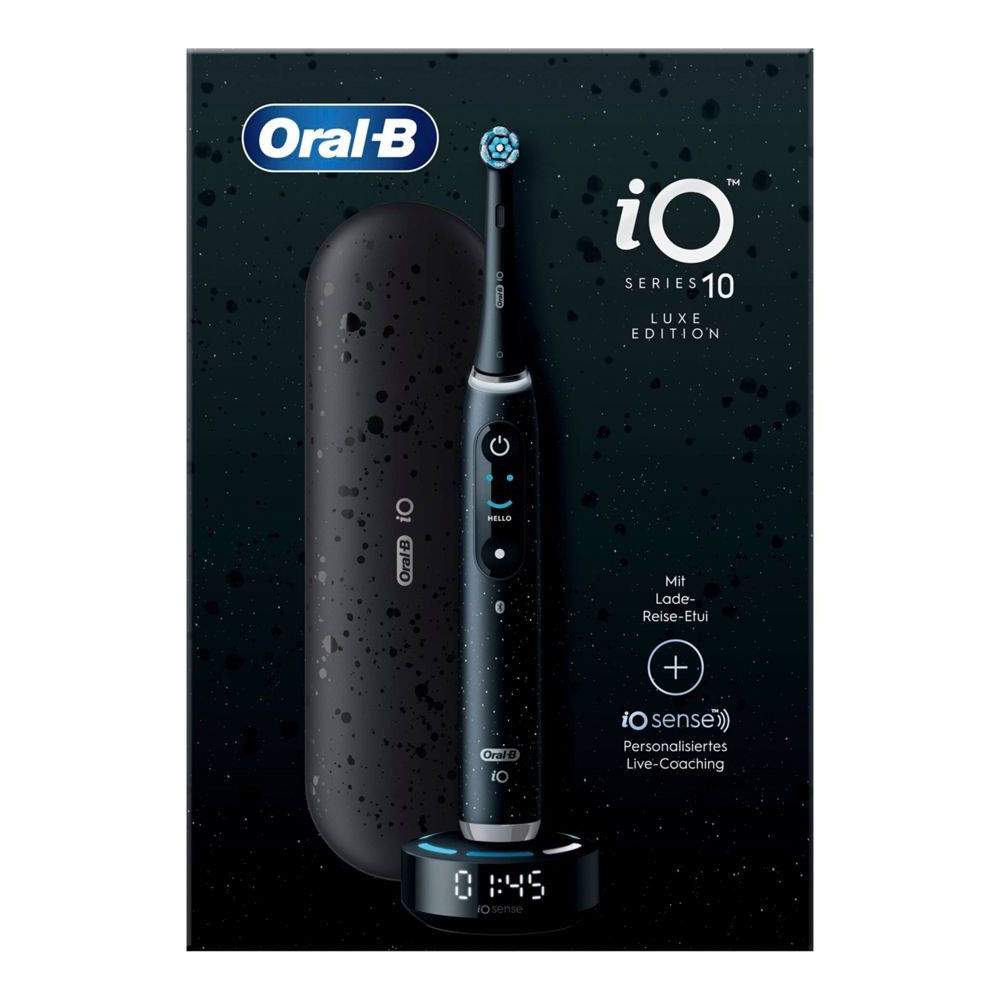Oral-B iO Series 10 Black Onyx Luxe Edition Elektrische Zahnbürste