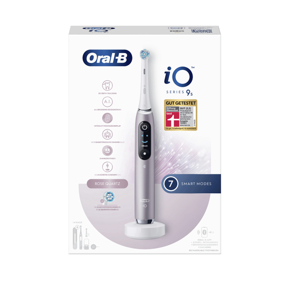 Oral-B iO Series 9N elektr. Zahnbürste Set rose quartz