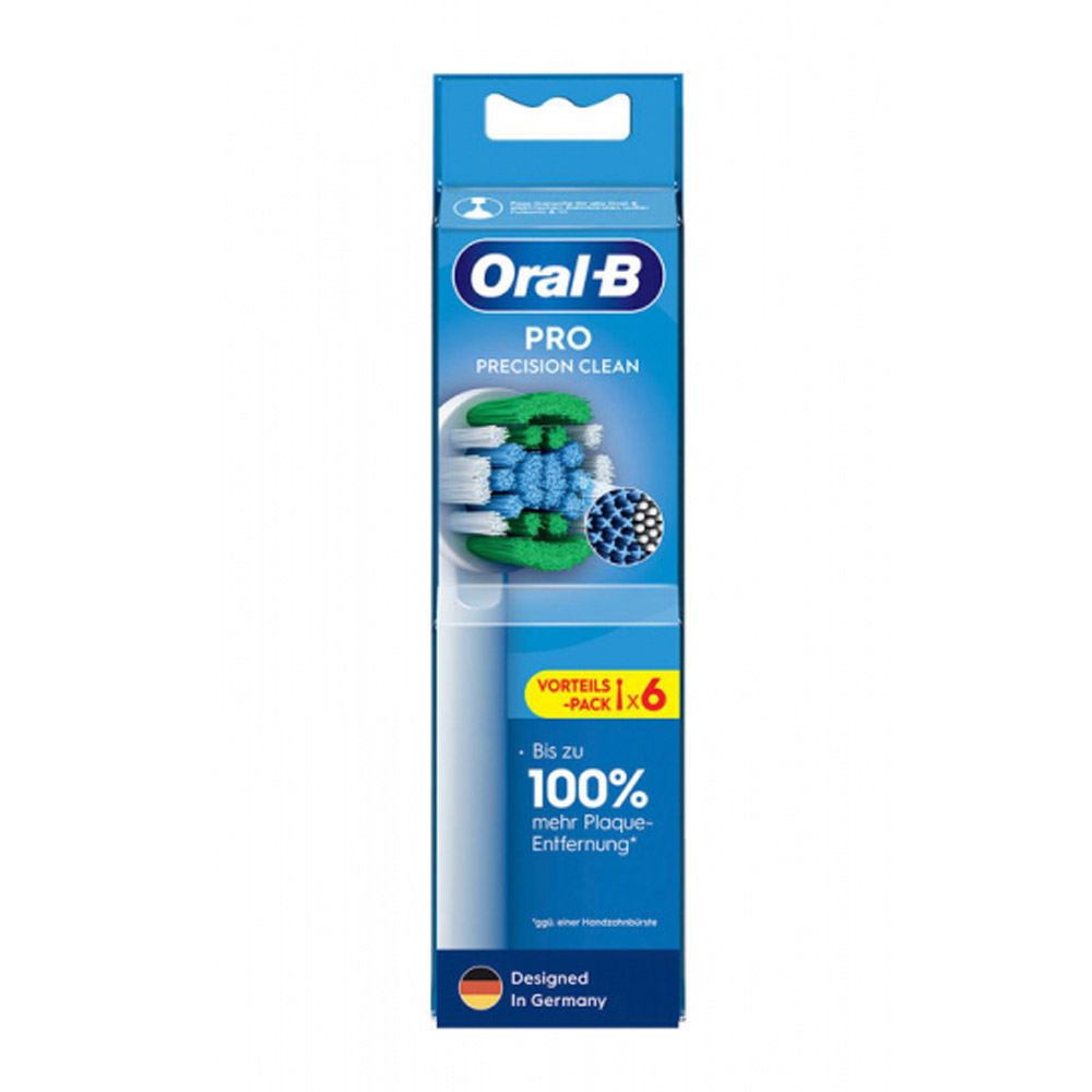Oral-B Pro Precision Clean Aufsteckbürsten für elektrische Zahnbürste 6 Stück
