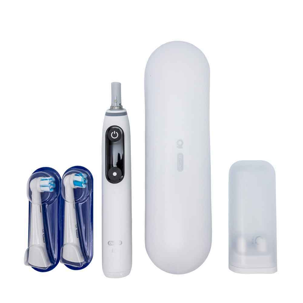 Oral-B iO Series 8 Elektrische Zahnbürste white alabaster