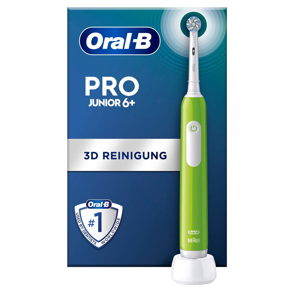 Oral-B Pro Junior elektrische Zahnbürste grün