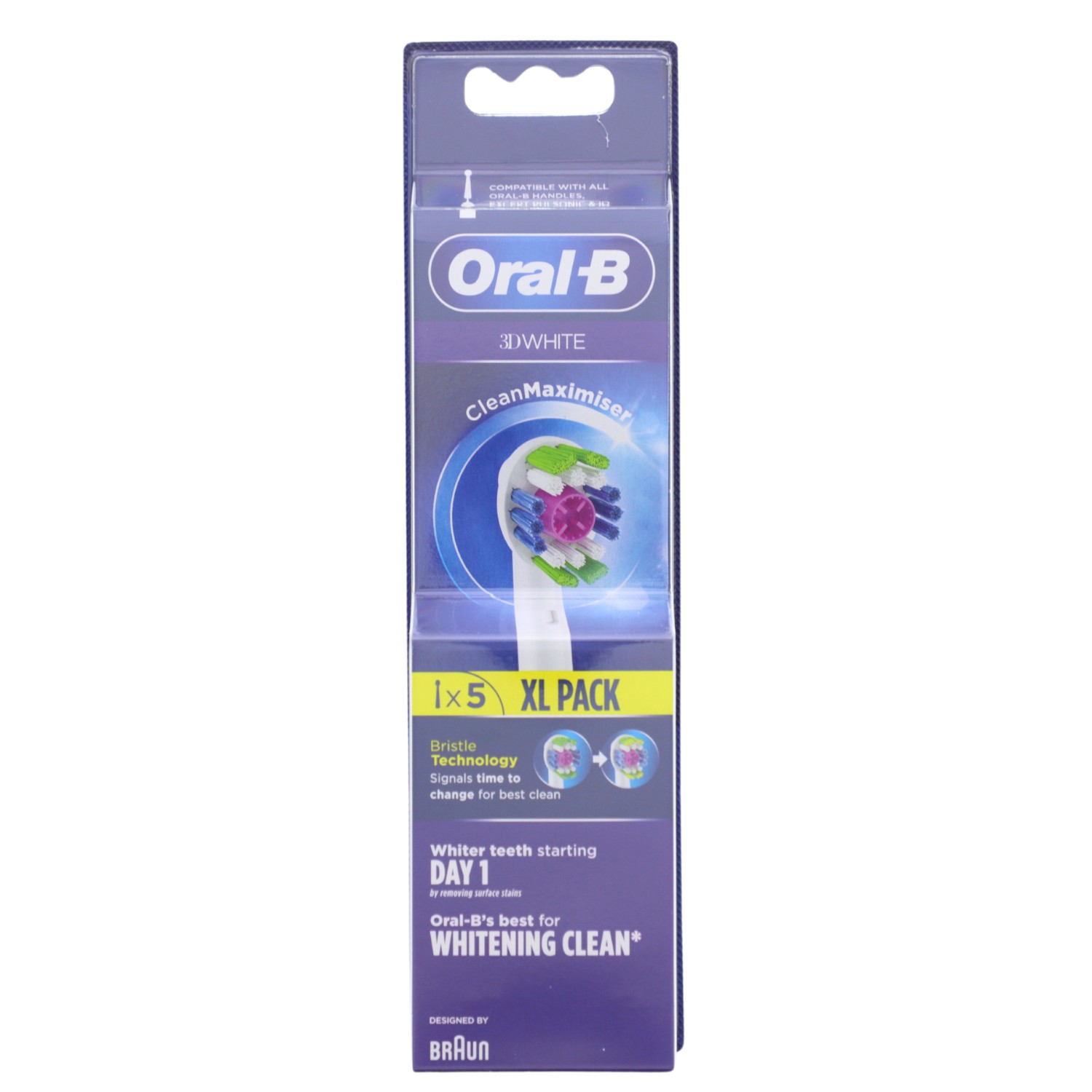 Oral-B Clean Maximiser Aufsteckbürste 3D White 5er