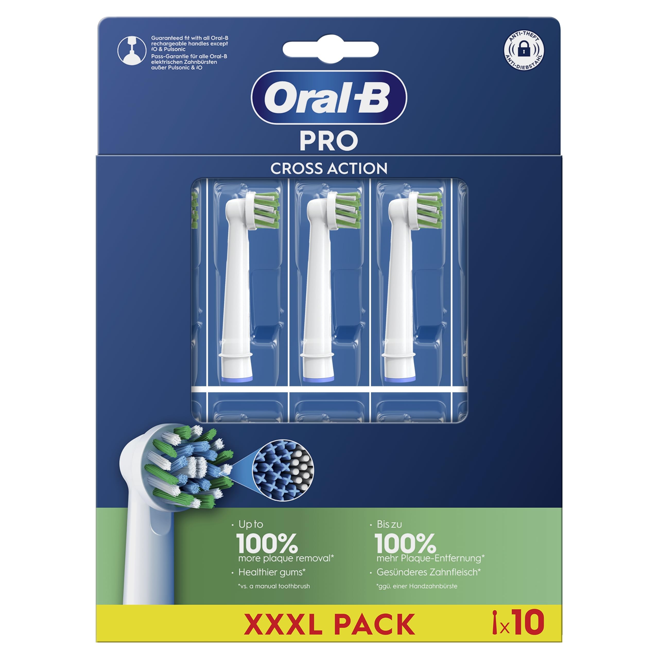 Oral-B Pro Cross Action Aufsteckbürsten 10er