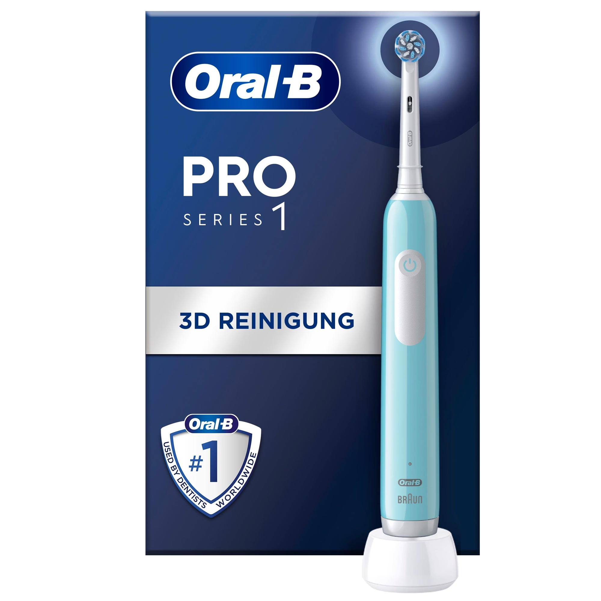 Oral-B Pro 1 Cross Action elektrische Zahnbürste caribbean blue