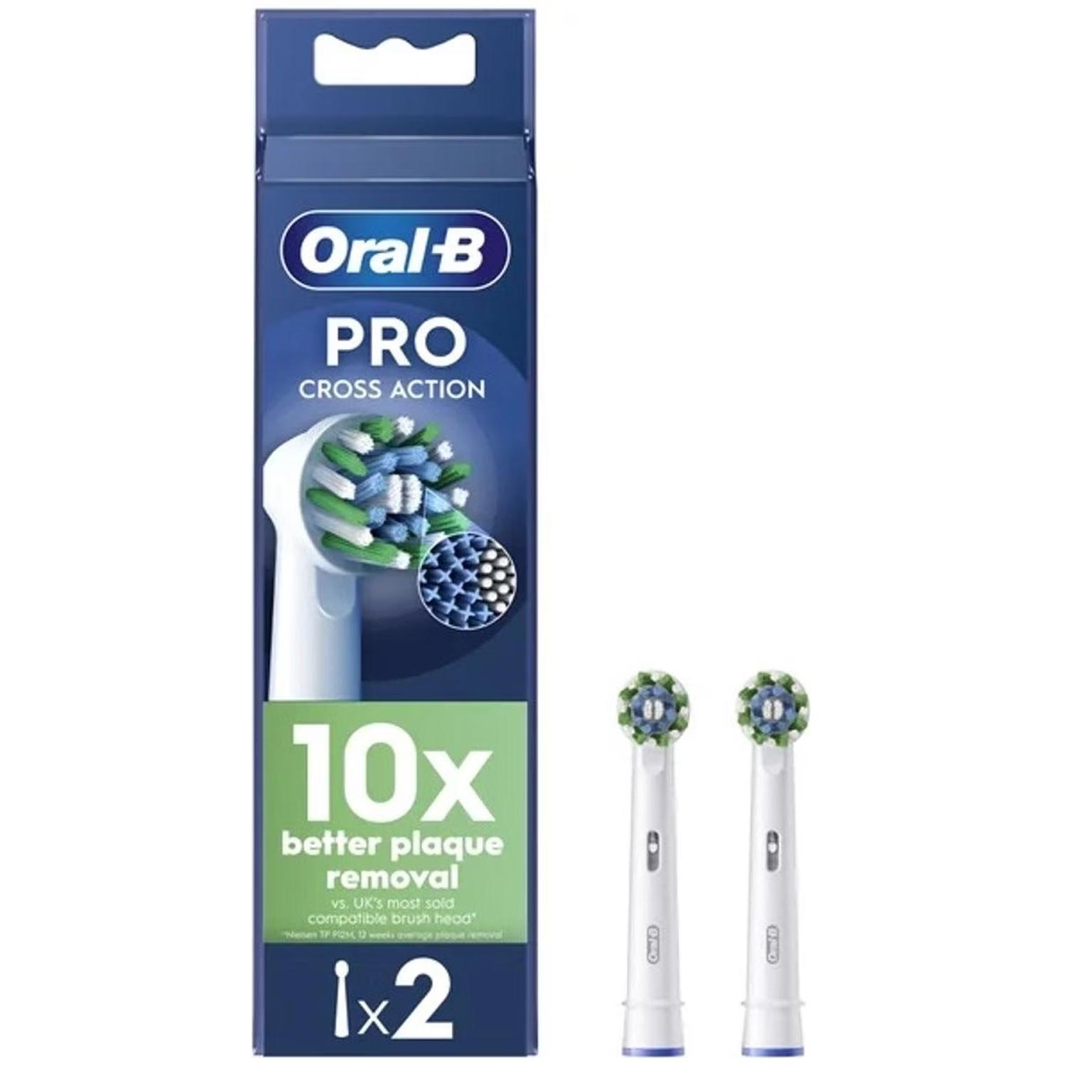Oral-B Pro Cross Action Aufsteckbürsten 2er-Pack