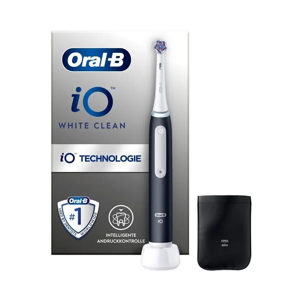 Oral-B iO White Clean elektrische Zahnbürste schwarz