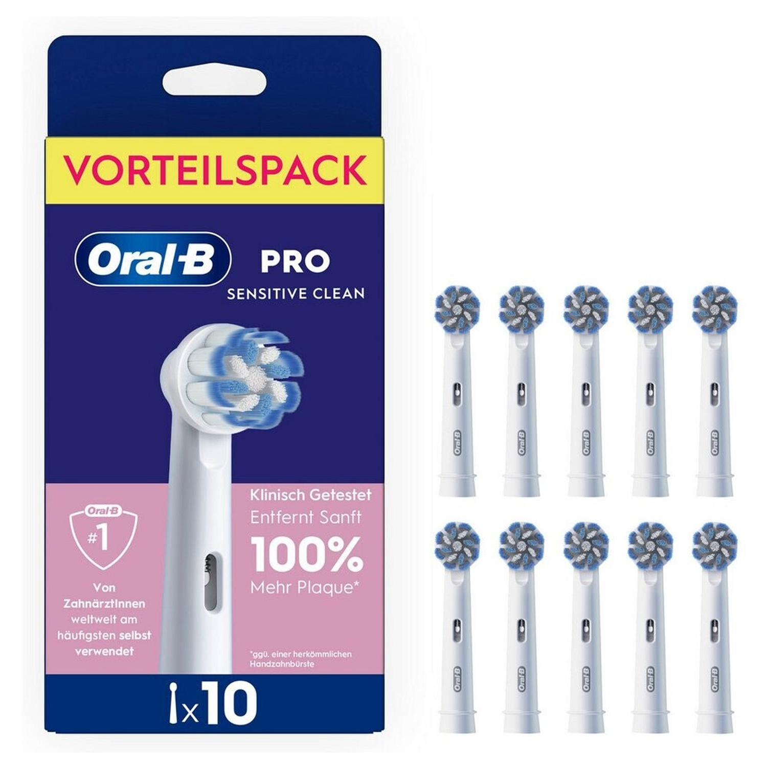 Oral-B Pro Sensitive Clean Aufsteckbürsten 10er