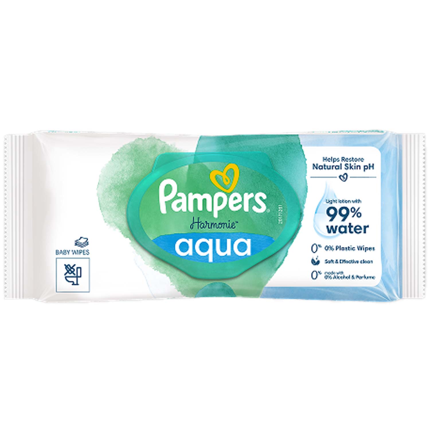Pampers Feuchte Tücher Harmonie Aqua 24x