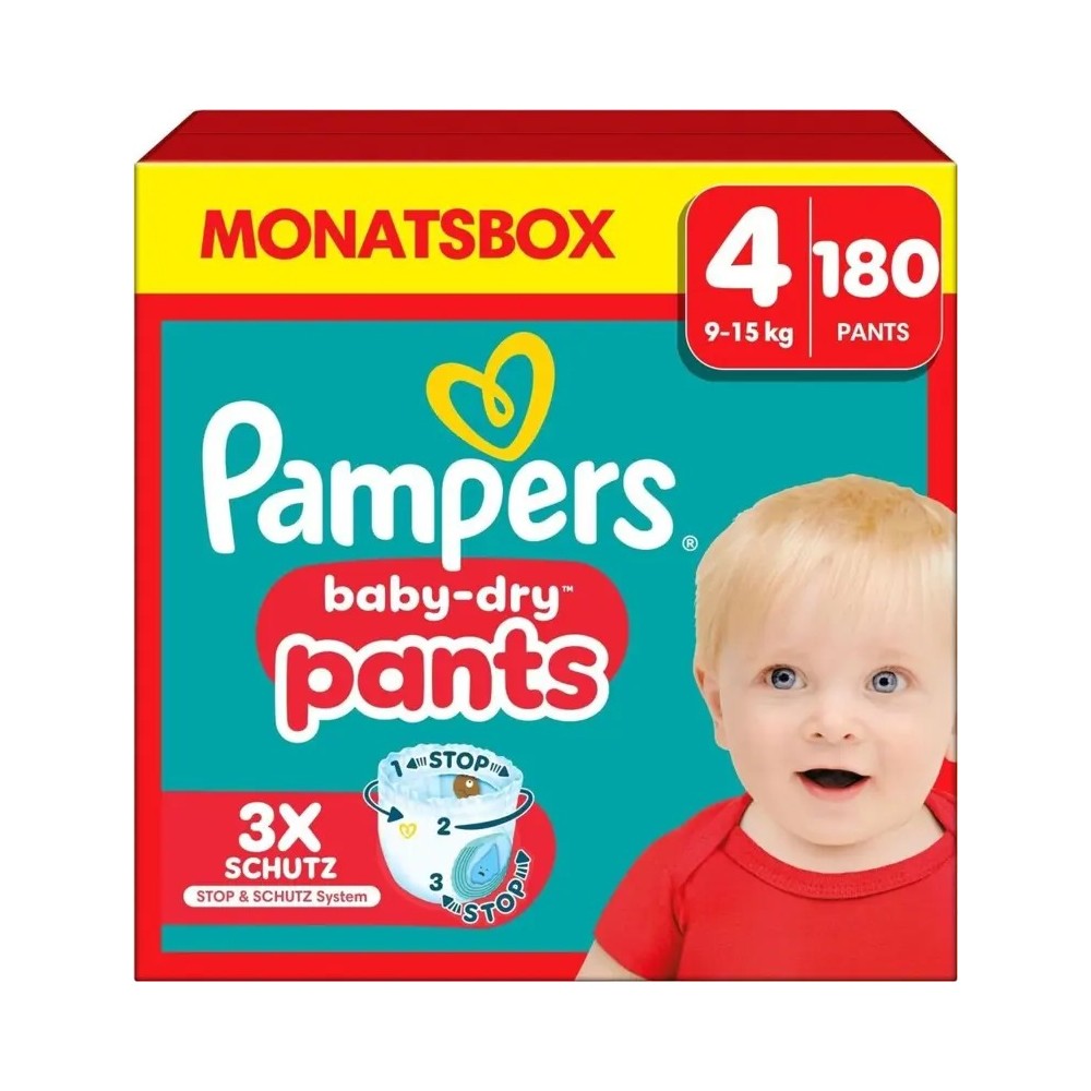 Pampers Baby-Dry Pants Paw Patrol Edition Größe 4 Windeln 180 Stück
