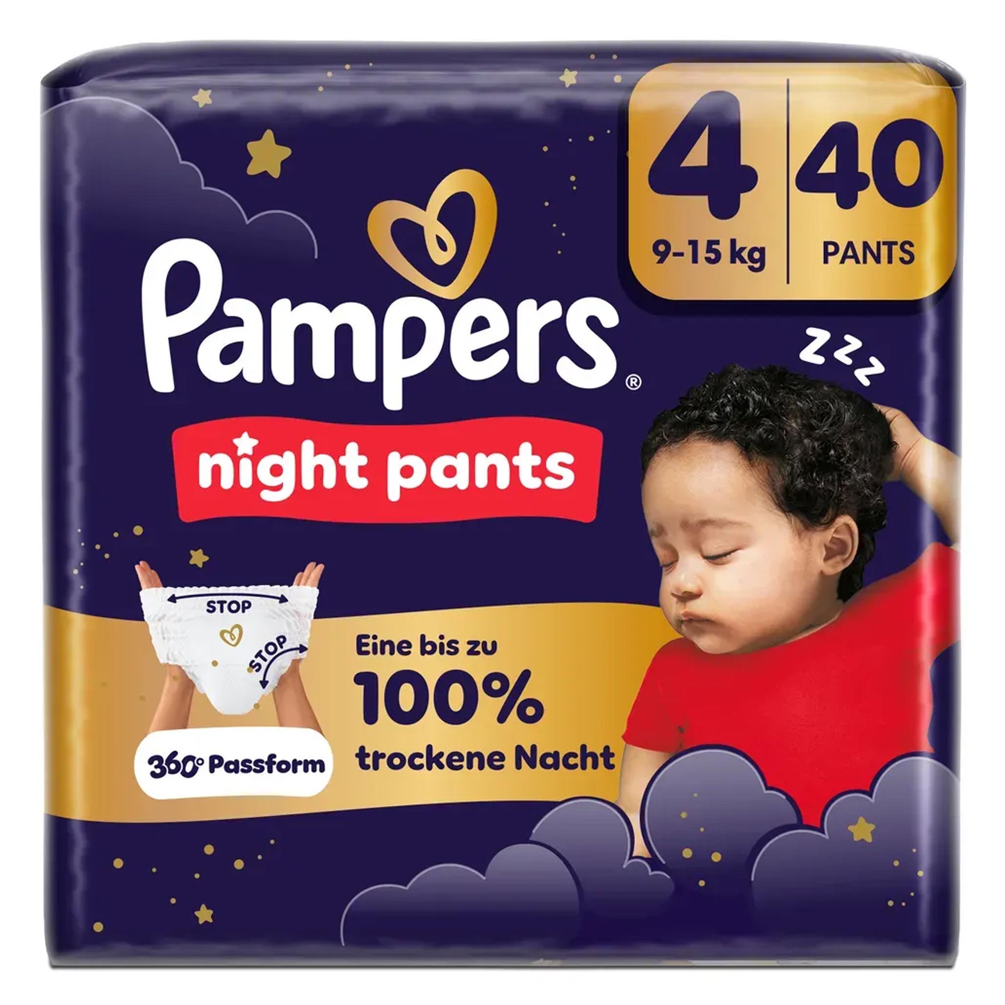 Pampers Night Pants Größe 4 Windeln 40 Stück