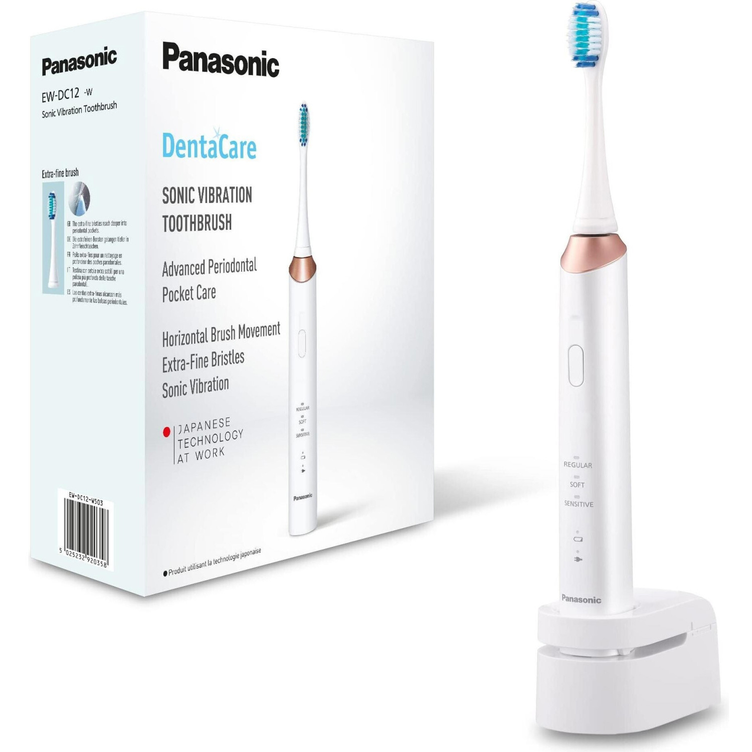 Panasonic DentaCare EW-DC12 Elektrische Zahnbürste weiß/rosé