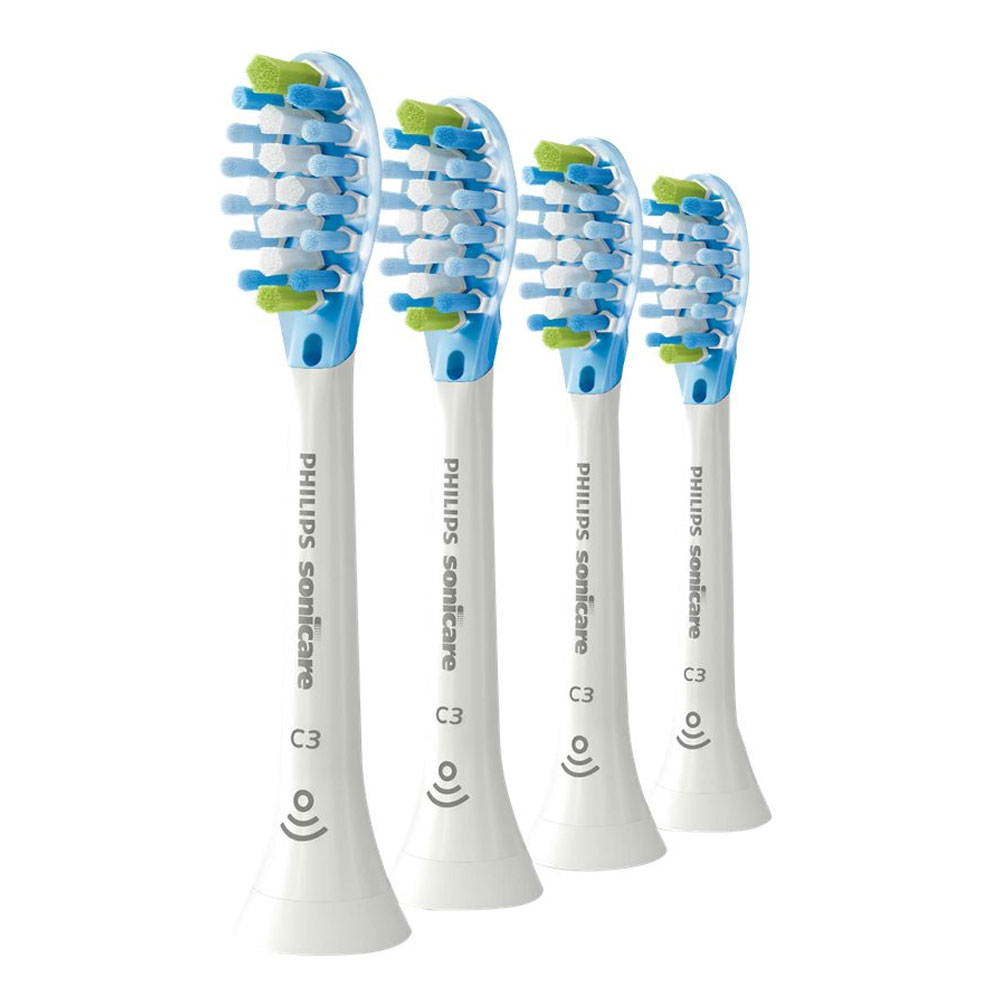 Philips HX9044/17 Sonicare C3 Premium Plaque Defence Standard Schallzahnbürstenköpfe 4er weiß