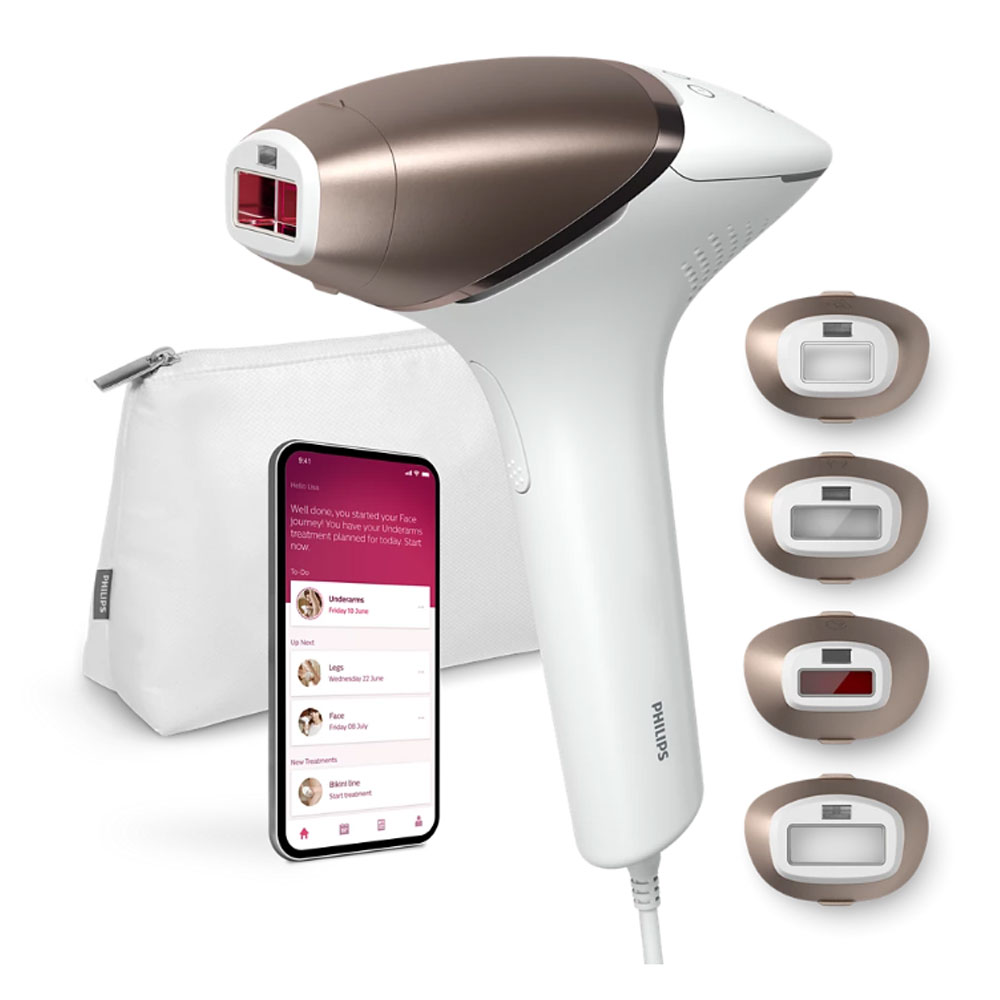 Philips Lumea IPL 8000 Series BRI948/00 Haarentfernungsgerät mit SenseIQ Technologie