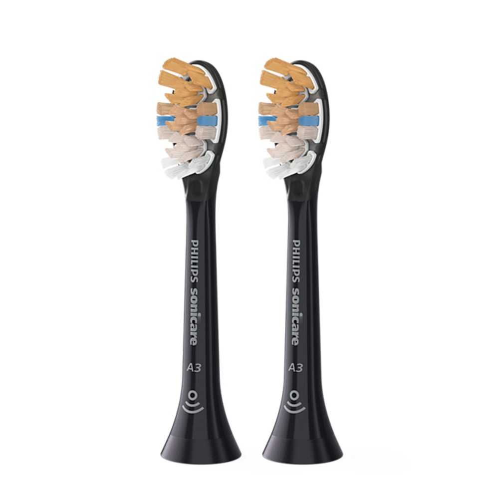 Philips Sonicare A3 Premium All-in-One Ersatzbürstenköpfe 2er-Pack schwarz