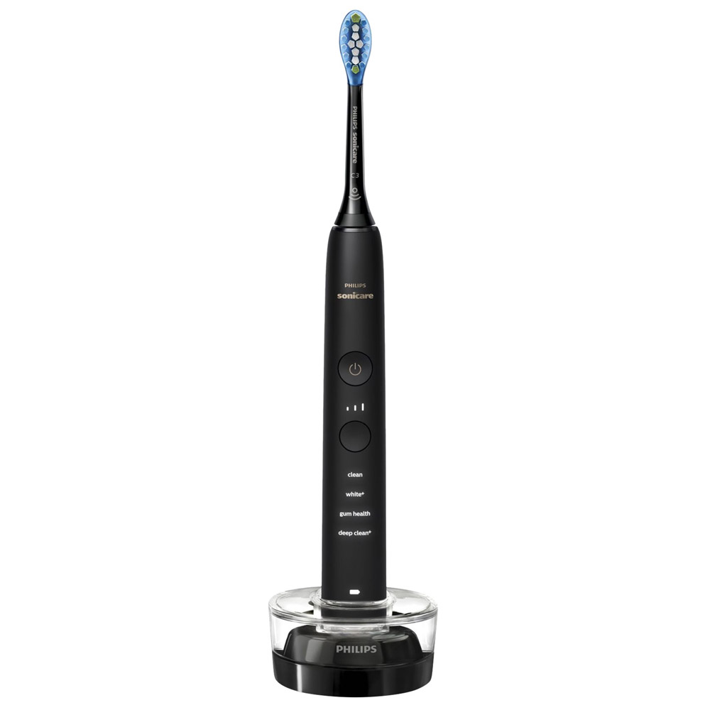 Philips Sonicare DiamondClean 9000 HX9914/63 elektrische Schallzahnbürste Doppelpack schwarz