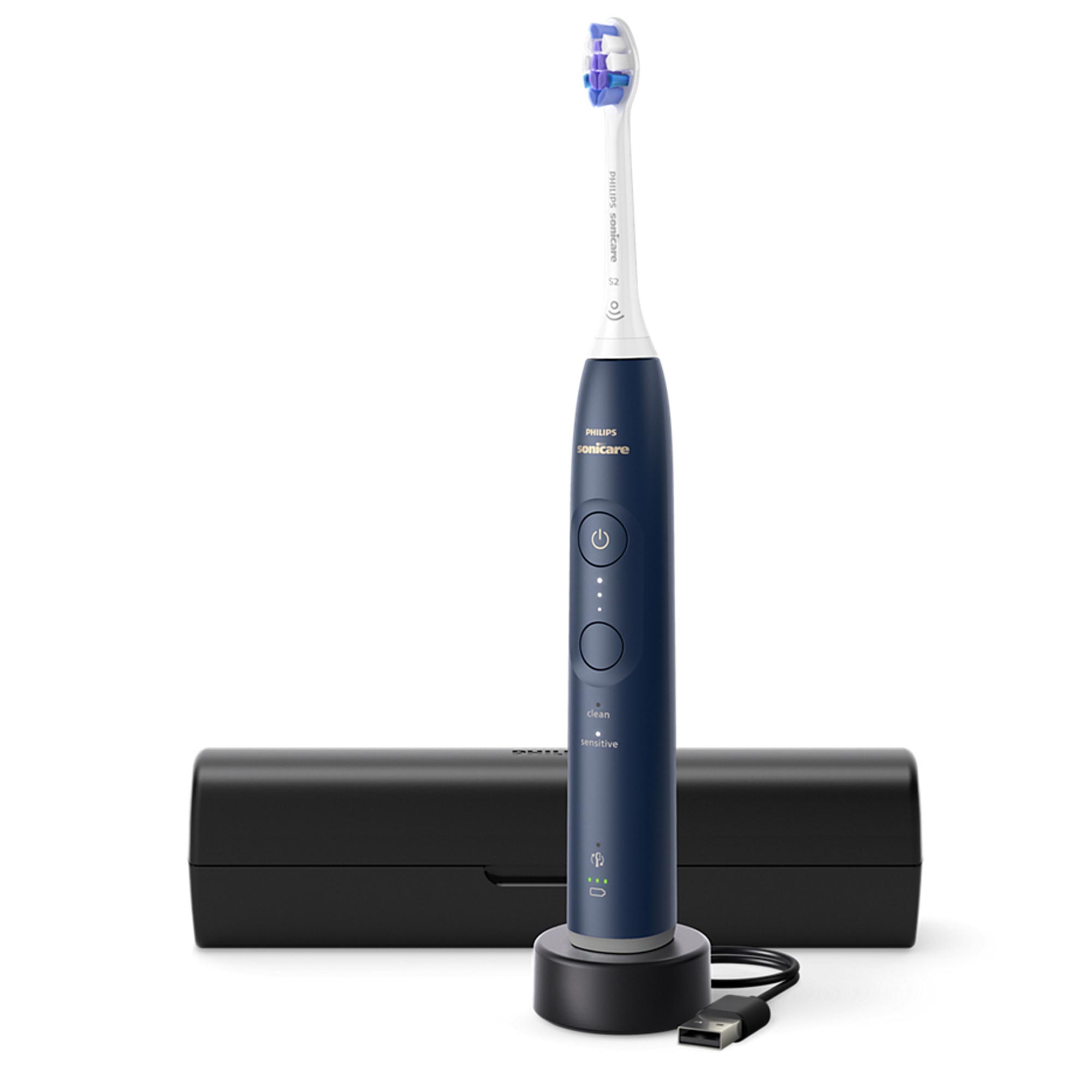 Philips HX7403/05 elektrische Zahnbürste marineblau