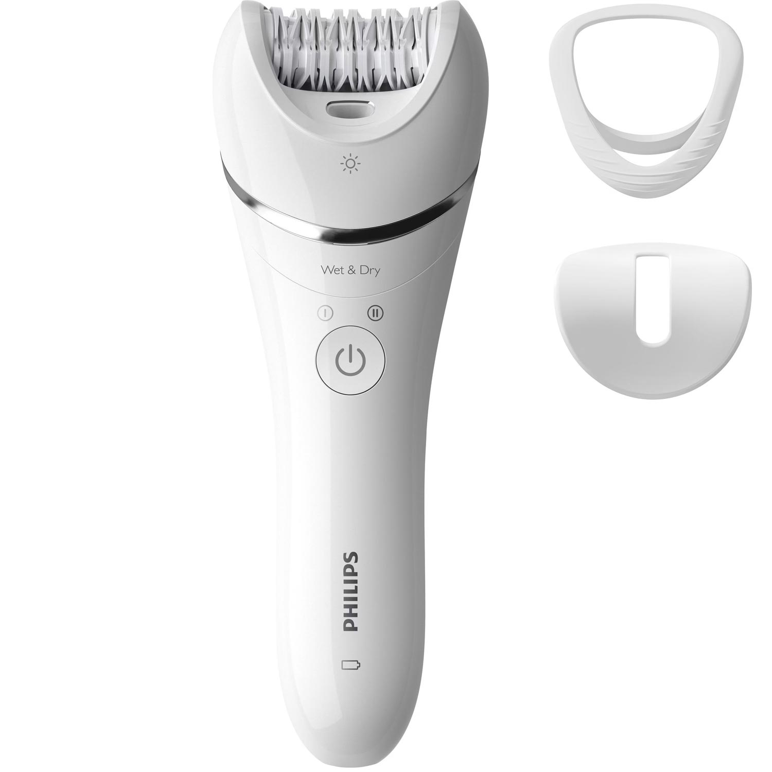 Philips Series 8000 BRE700/00 Satinelle Advanced Epilierer weiß/chrome