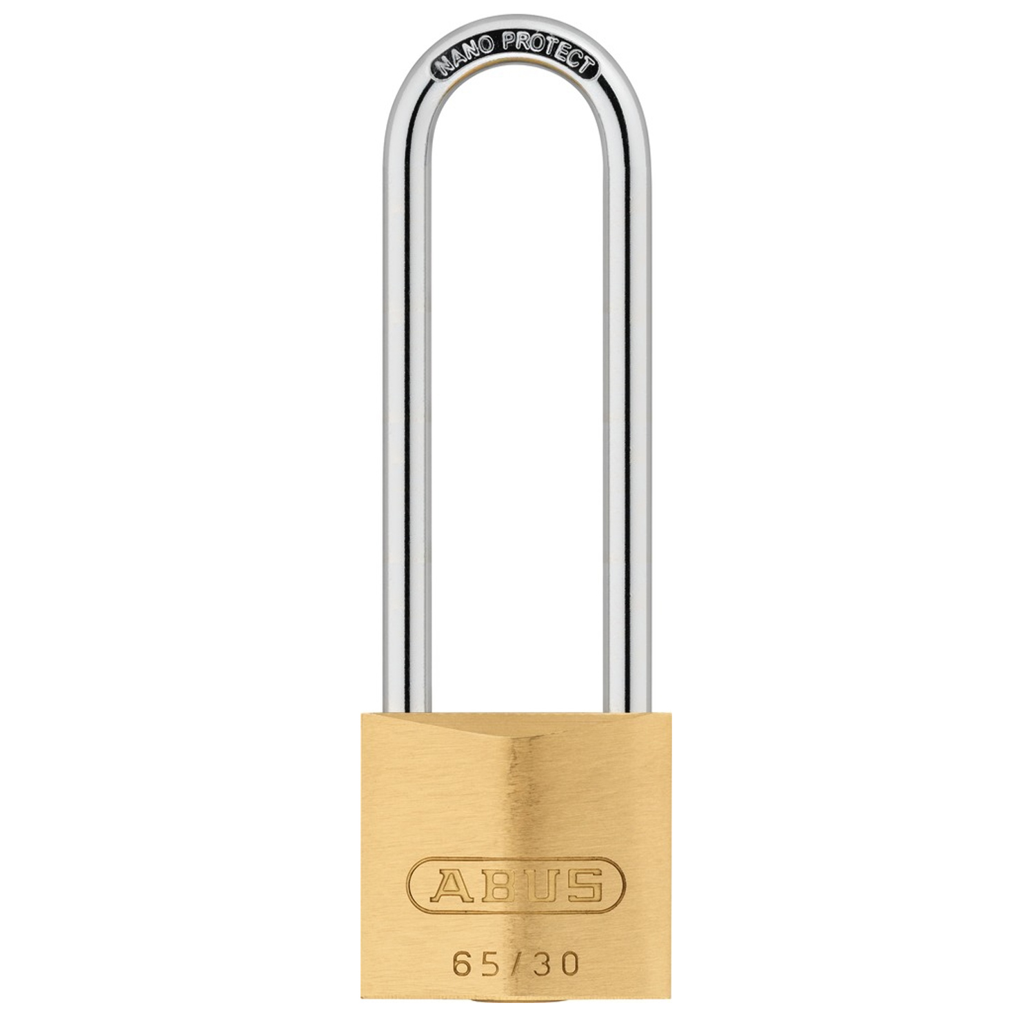 ABUS 65/30BH60 Vorhängeschloss Messing mit hohem Bügel
