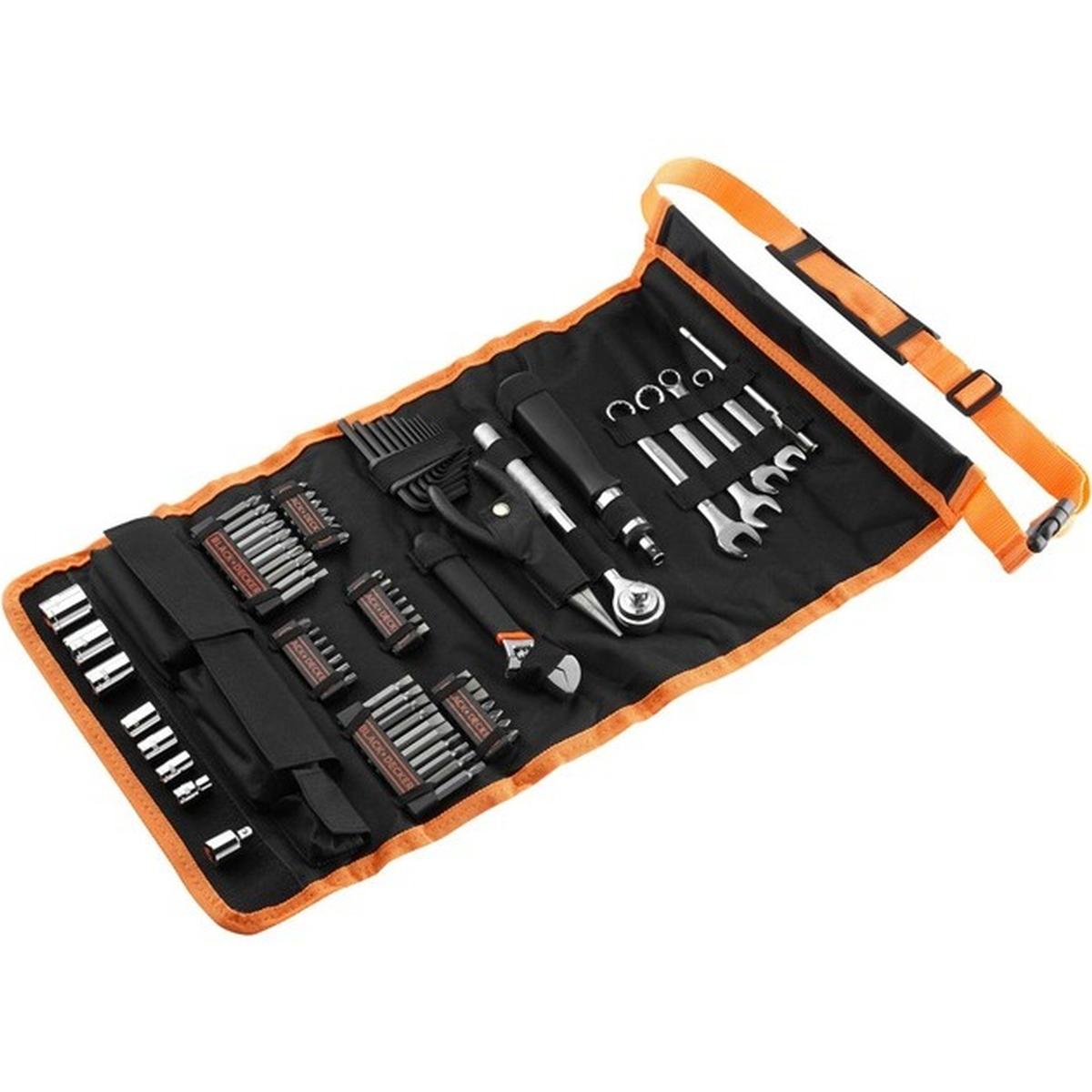 Black + Decker A7063-QZ Auto-Werkzeugset 76-teilig
