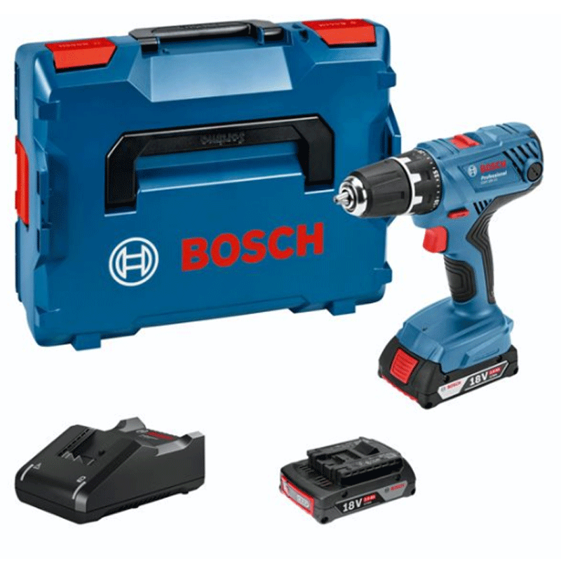 Bosch GSR 18V-21 inkl 2x Akku Akku-Bohrschrauber