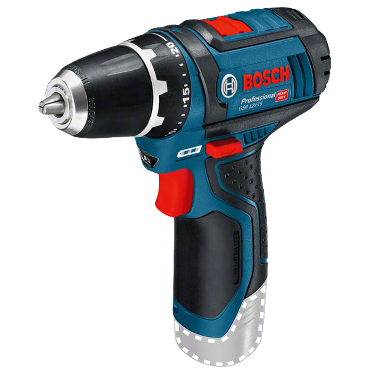 Bosch GSR 12V-15 Professional 12V System Akku Bohrschrauber