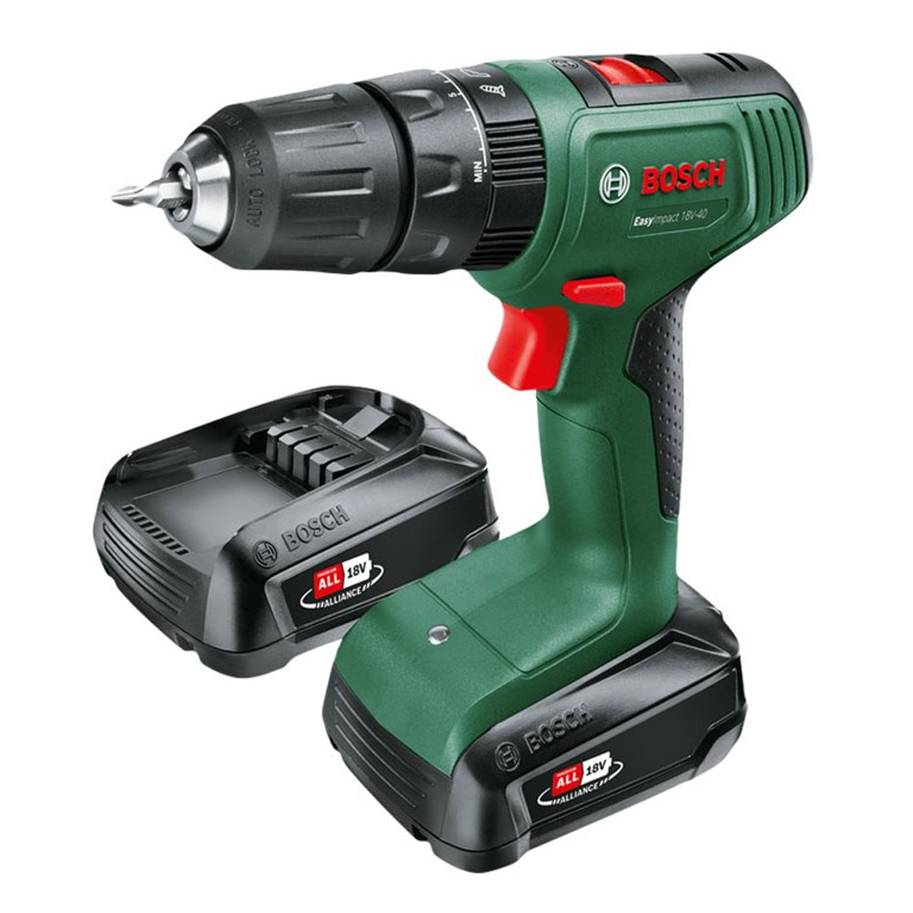 Bosch EasyImpact 18V-40 Akku Schlagbohrschrauber (2x 2,0 Ah Akkus, im Koffer)