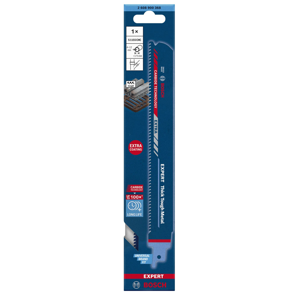 Bosch Expert Thick Tough Metal S1155CHC Säbelsägeblatt (225 mm)