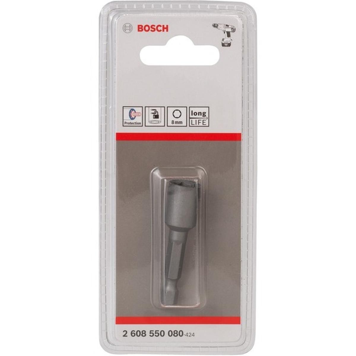 Bosch Professional 2608550080 Pro Steckschlüssel (8 mm, 50 mm)