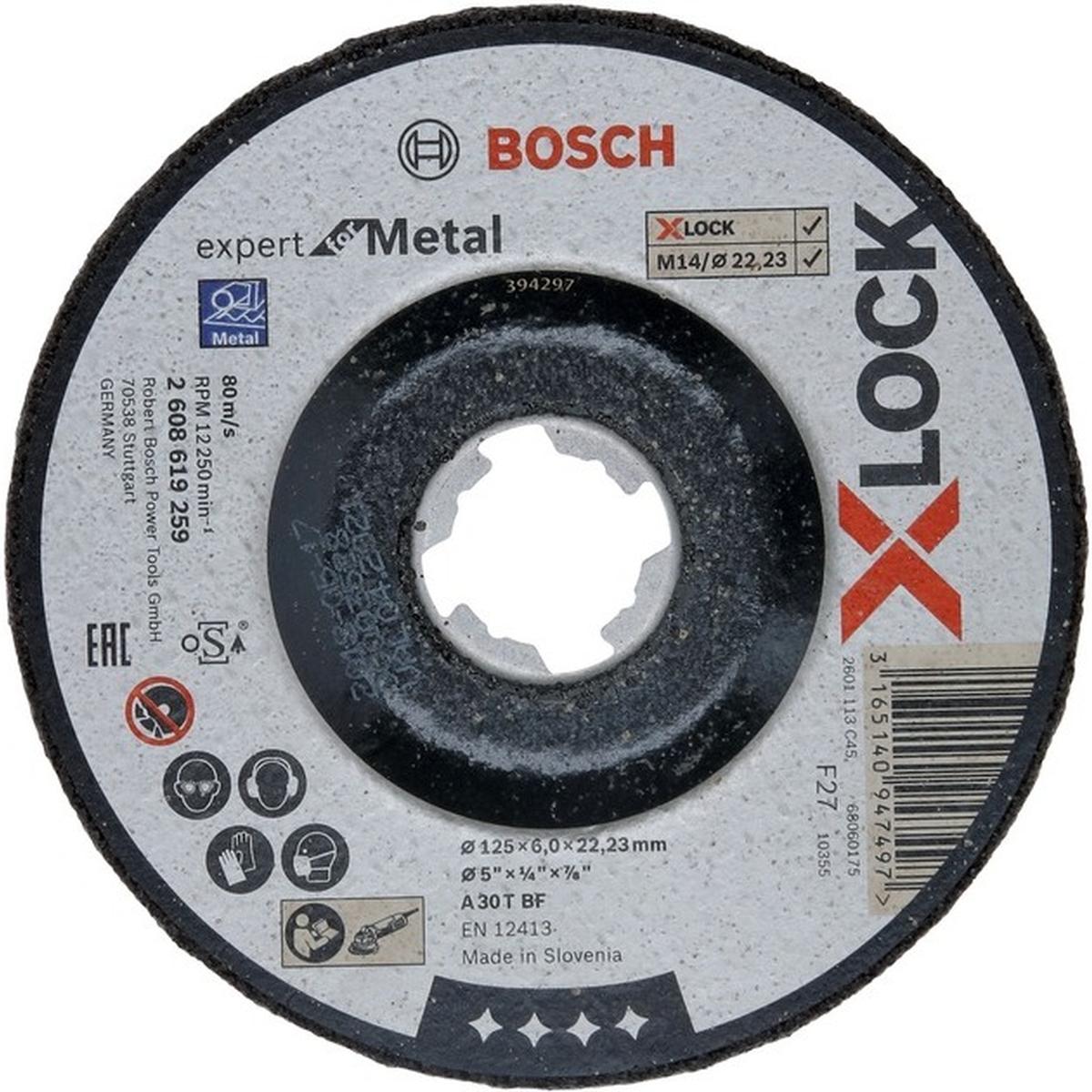 Bosch Professional Expert Gekröpfte Schruppscheibe X-LOCK (Ø 125 mm)