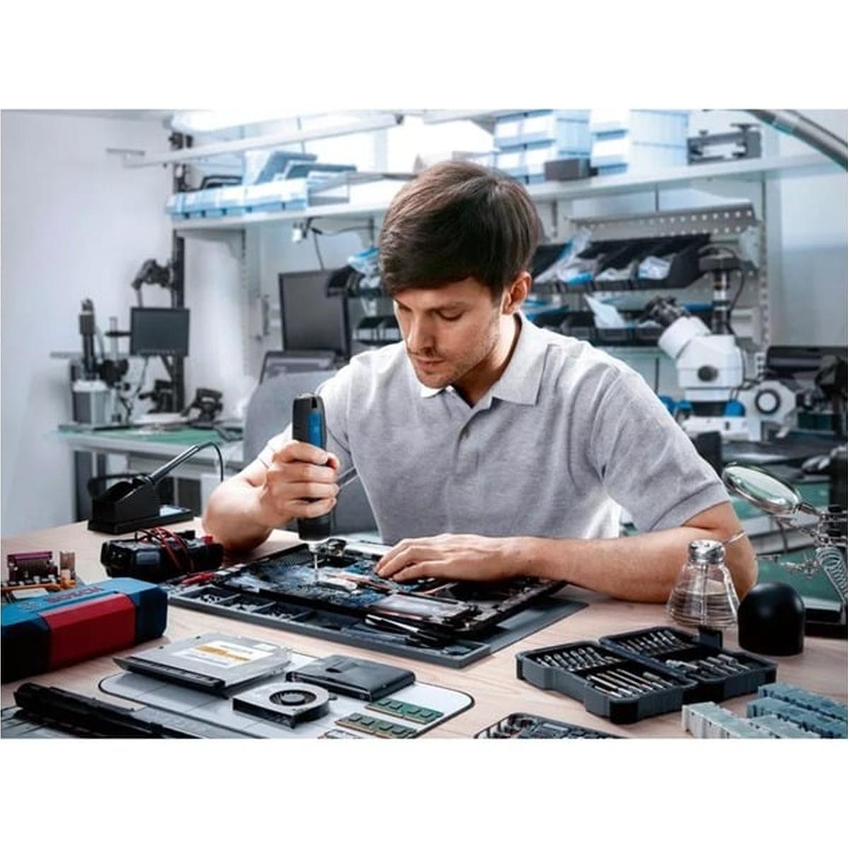 Bosch Professional GO 3 Akkuschrauber (mit 8-teiligem Bit-Set, Mini-Koffer)