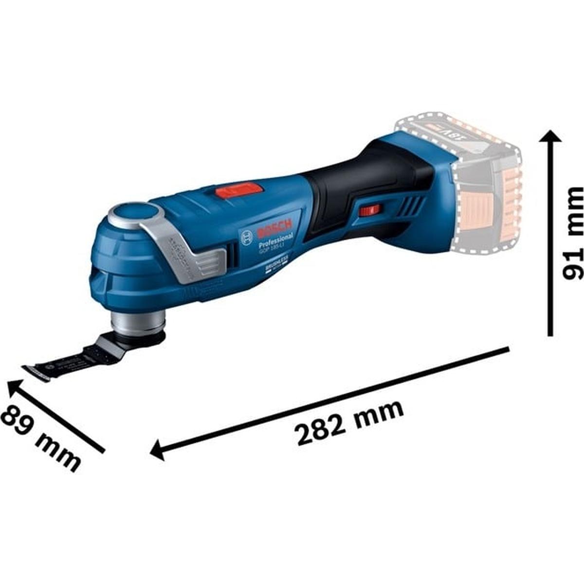 Bosch Professional GOP 18V-34 Akku Multi-Cutter 18V (L-BOXX, ohne Akku/Ladegerät)