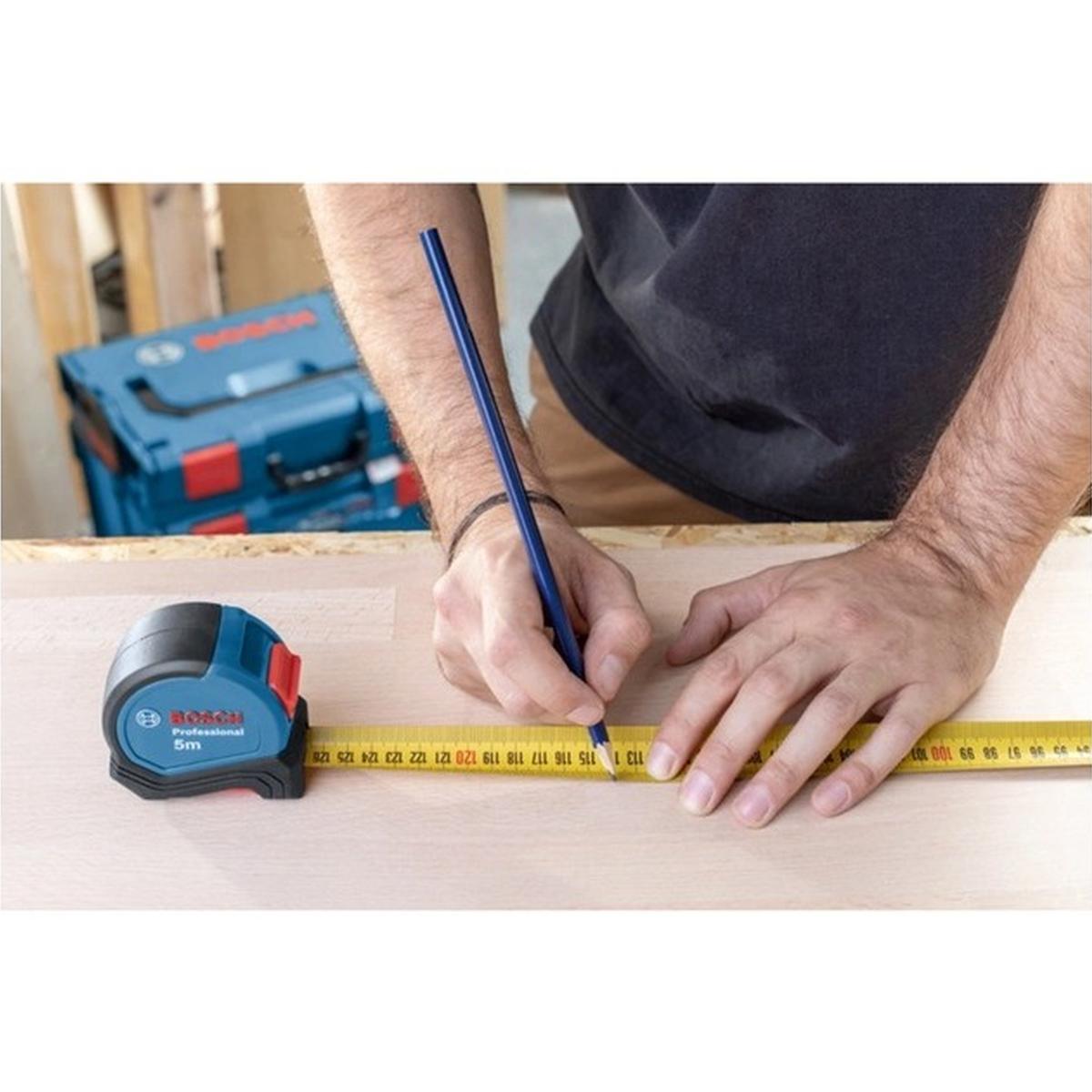 Bosch Professional Maßband 5m (27 mm Nylon-Stahlband)