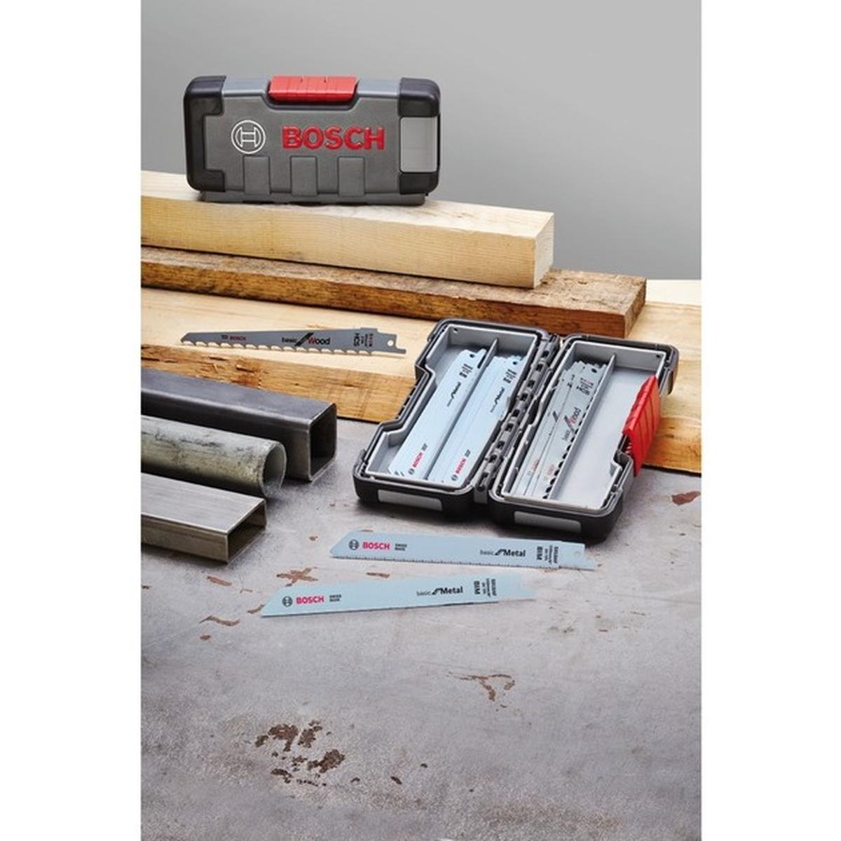 Bosch Professional Wood and Metal Säbelsägeblatt Set 15-teilig (mit Toughbox)