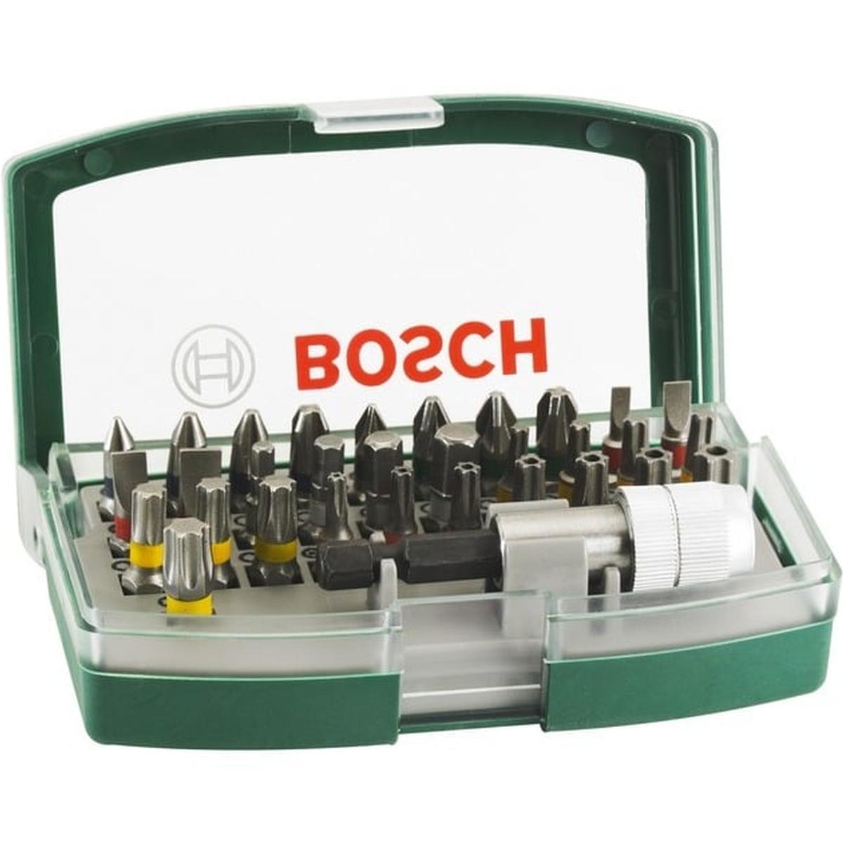 Bosch Schrauberbit-Set 32-teilig (PH-, PZ-, Hex-, T-, TH-, S-Bit)