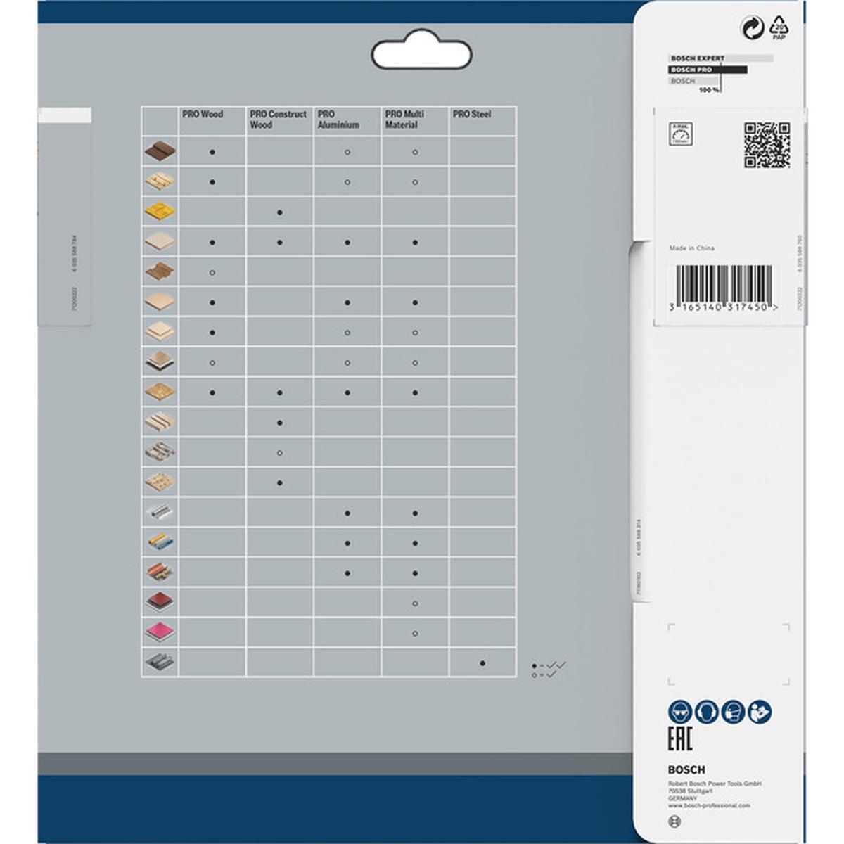 Bosch PRO Multi Material Kreissägeblatt