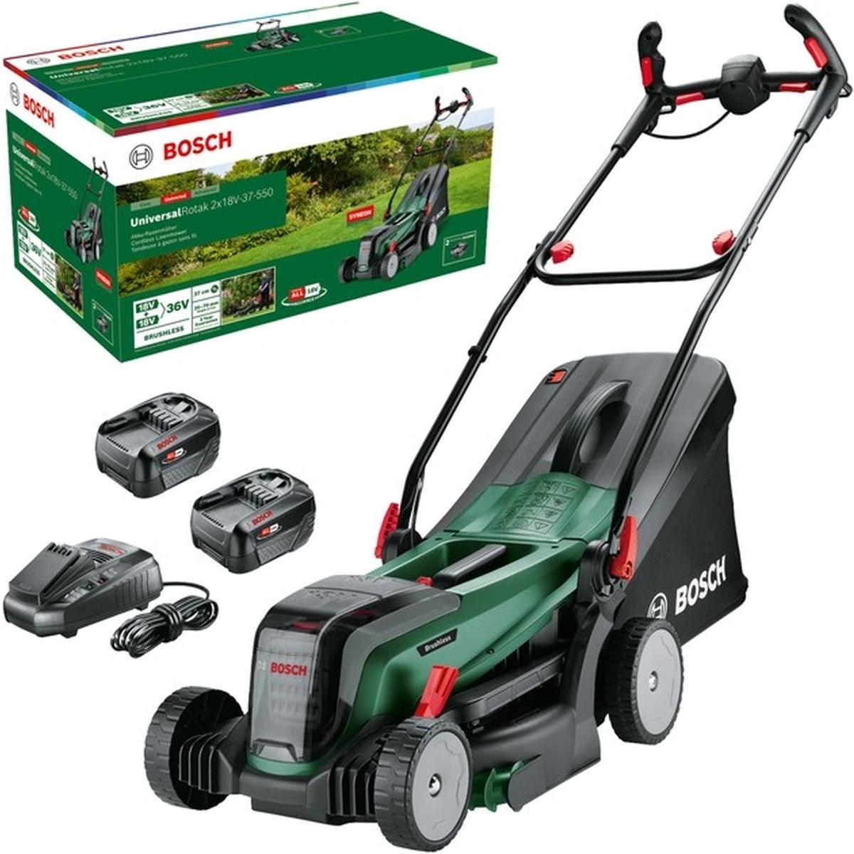 Bosch UniversalRotak 2x18V-37-550 Akku-Rasenmäher