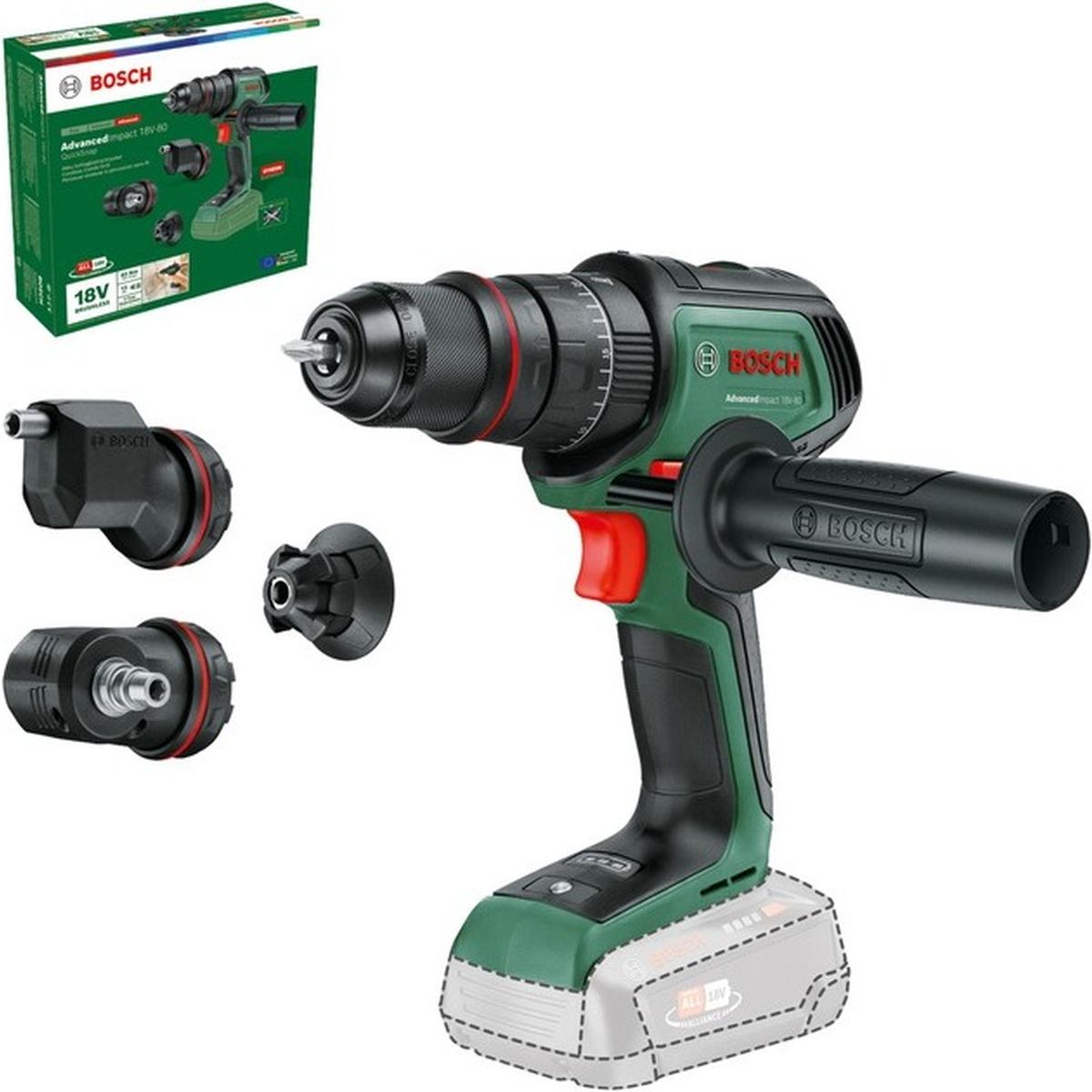 Bosch AdvancedImpact 18V-80 QuickSnap Akku-Schlagbohrschrauber