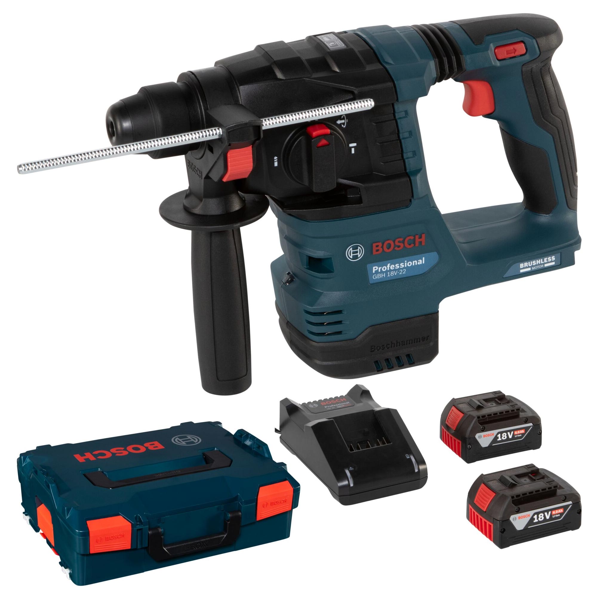 Bosch Professional 18V System GBH 18V-22 Akku-Bohrhammer
