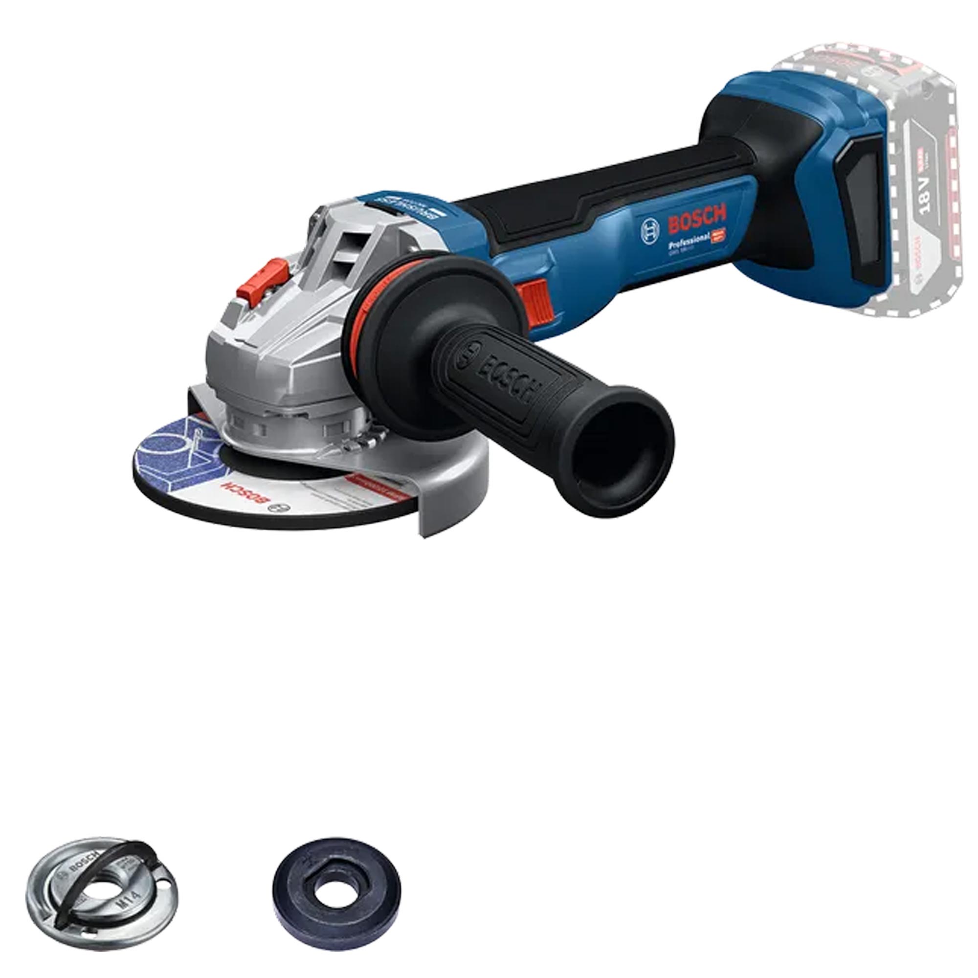 Bosch Professional GWS 18V-11 Akku-Winkelschleifer inkl. L-BOXX (ohne Akku/Ladegerät)