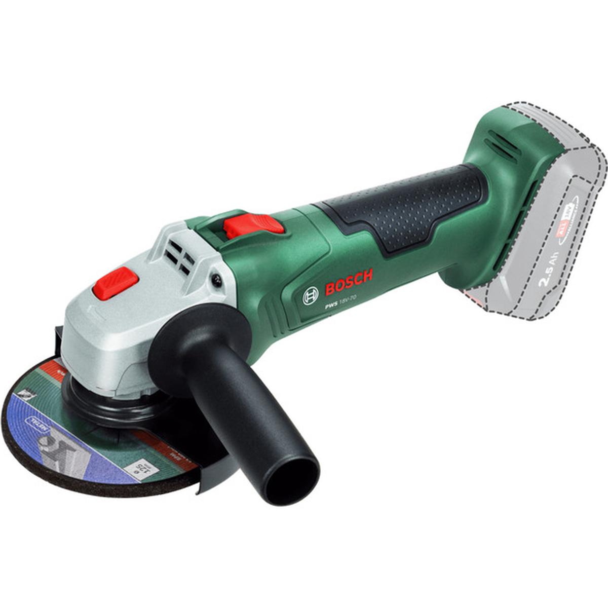 Bosch PWS 18V-70 125mm Akku-Winkelschleifer