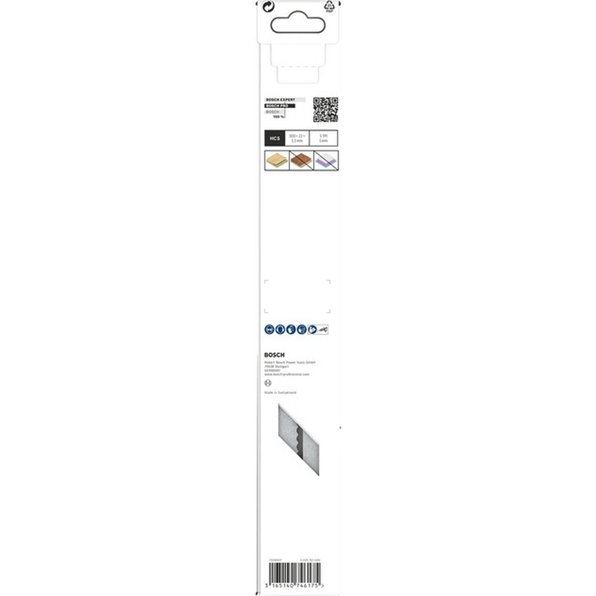 Bosch Professional S 1213 AWP Säbelsägeblätter 300x22x1,5mm 2er-Set
