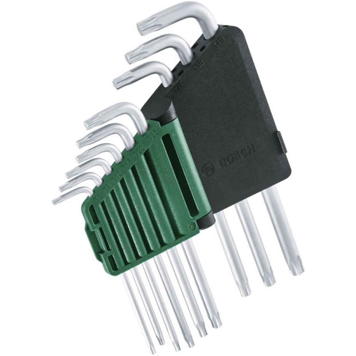 Bosch 1600A02Z9C Torx-Schlüssel-Satz 9-teilig TX8-TX40