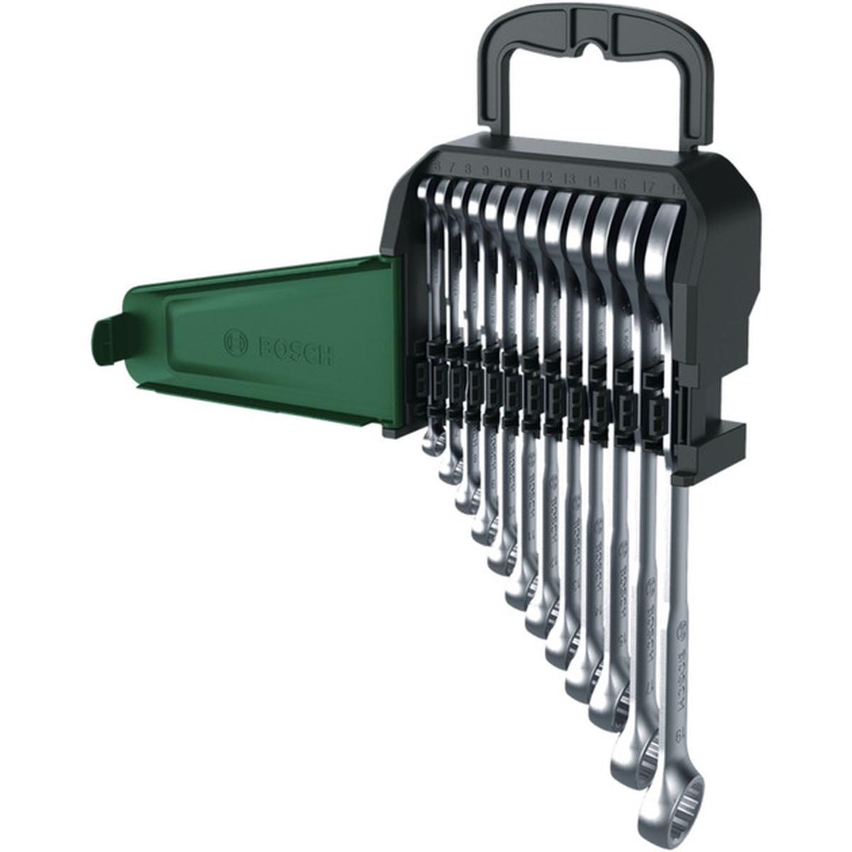 Bosch 1600A02Z9D Ringmaulschlüssel-Satz 12-teilig 6-19 mm