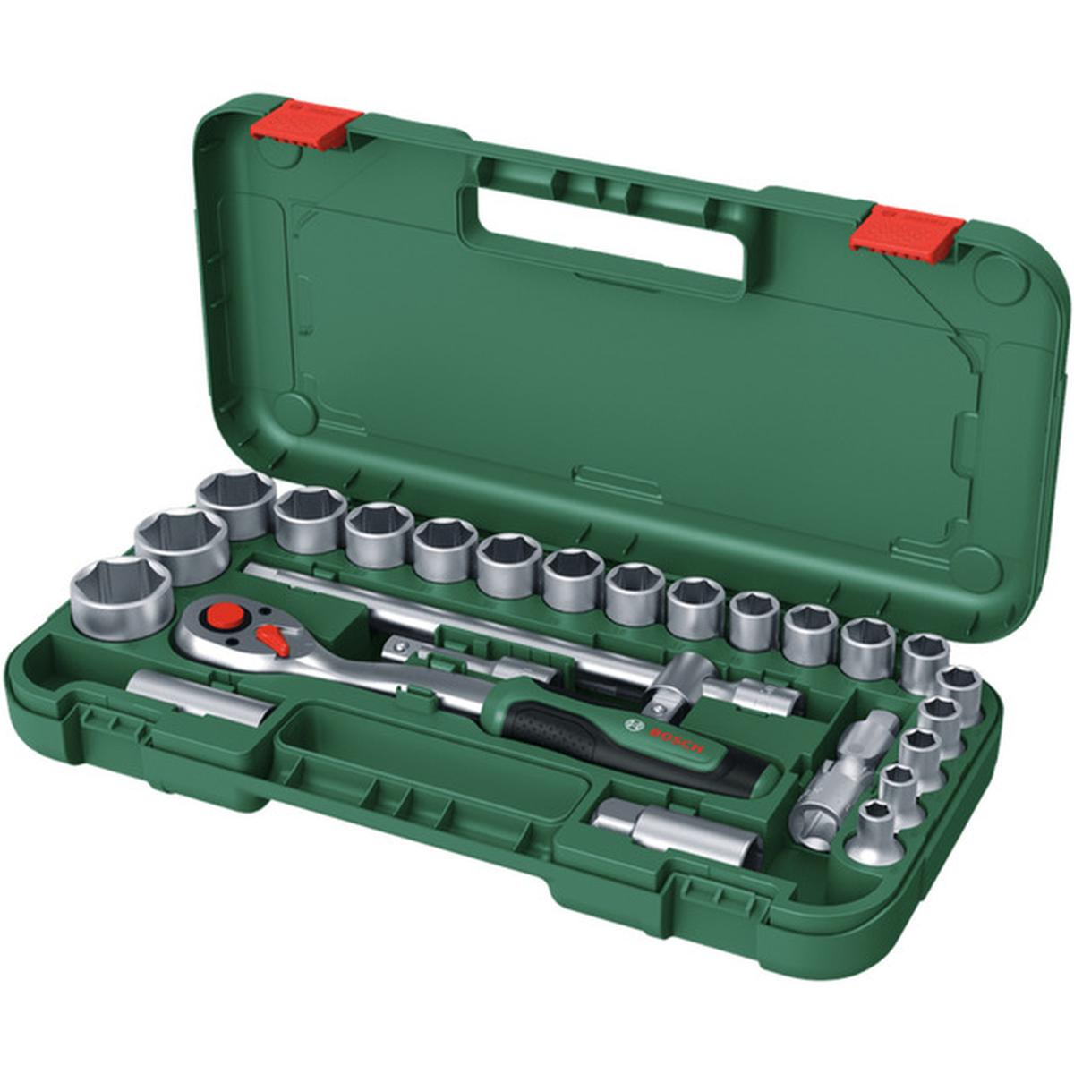 Bosch 1600A02Z9F Steckschlüsselsatz 1/2 Zoll 25-teilig
