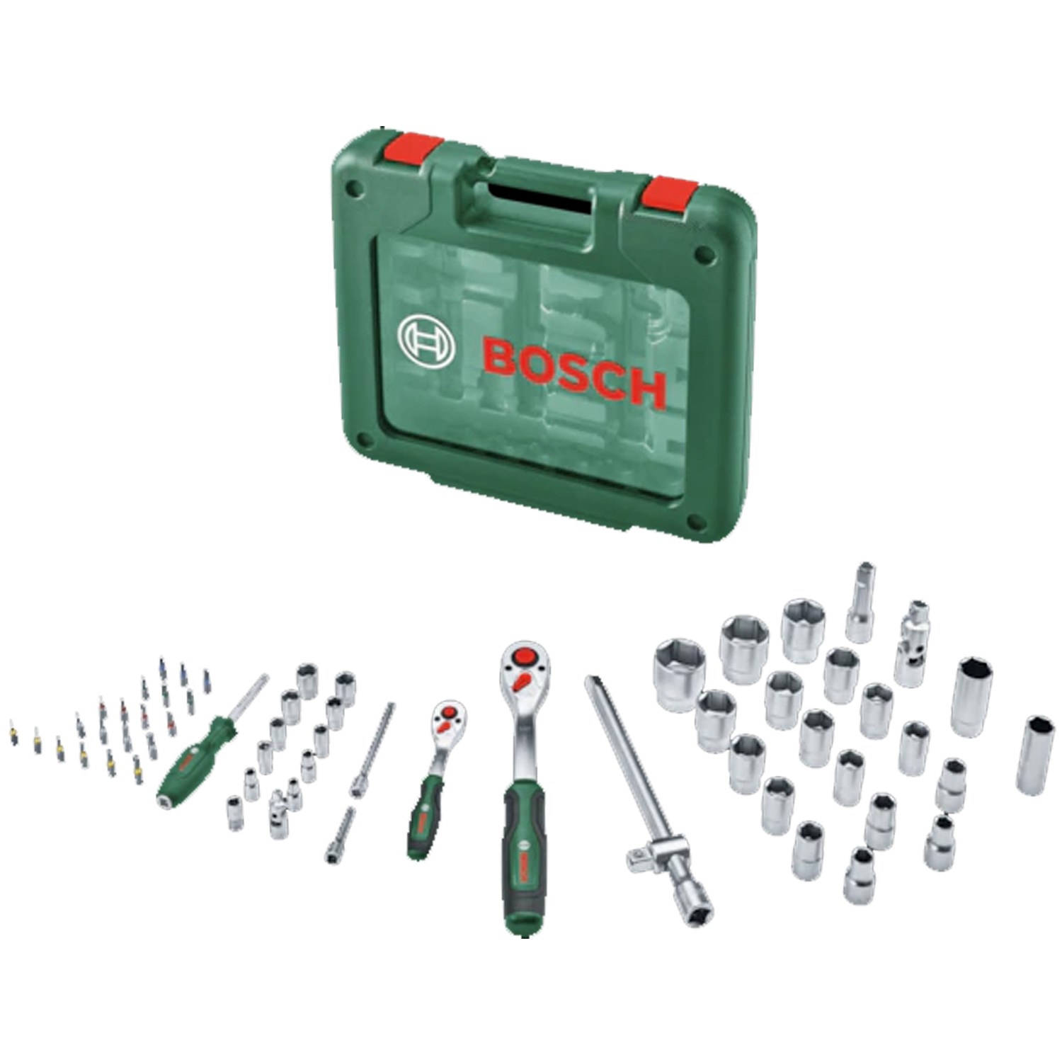 Bosch 1600A039J8 Ratschen-Set 60-teilig